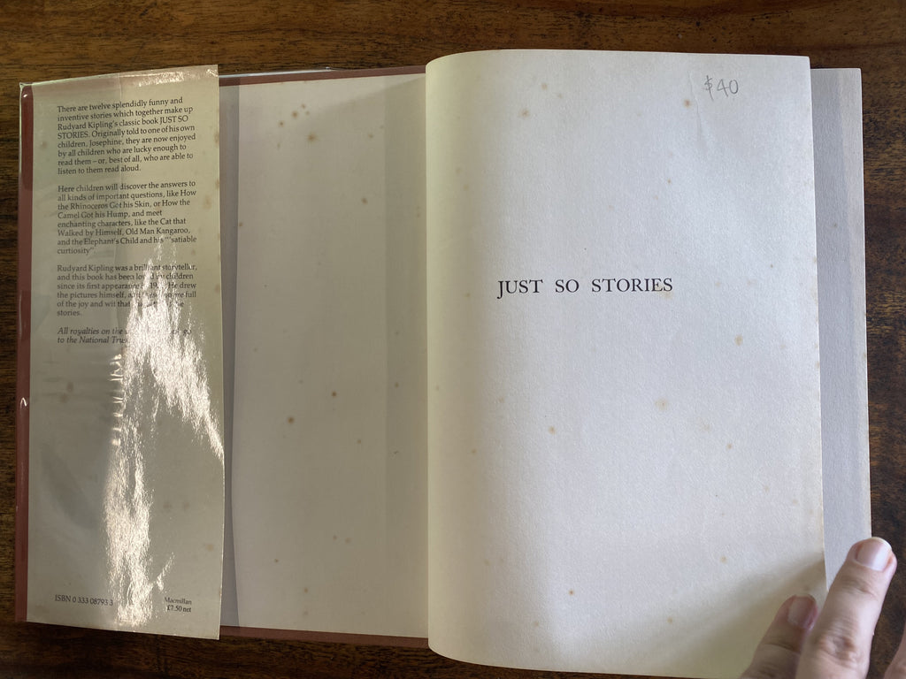 Just So Stories — Kipling, Rudyard