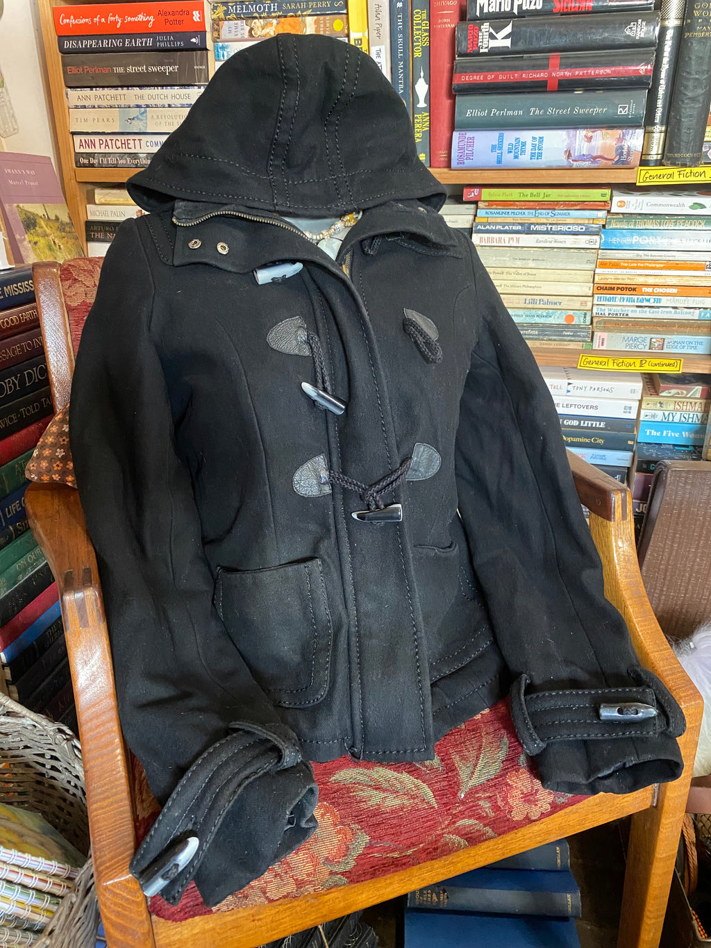 Gripp Jeans Black Hooded Duffle Coat – Y2K Australian Designer