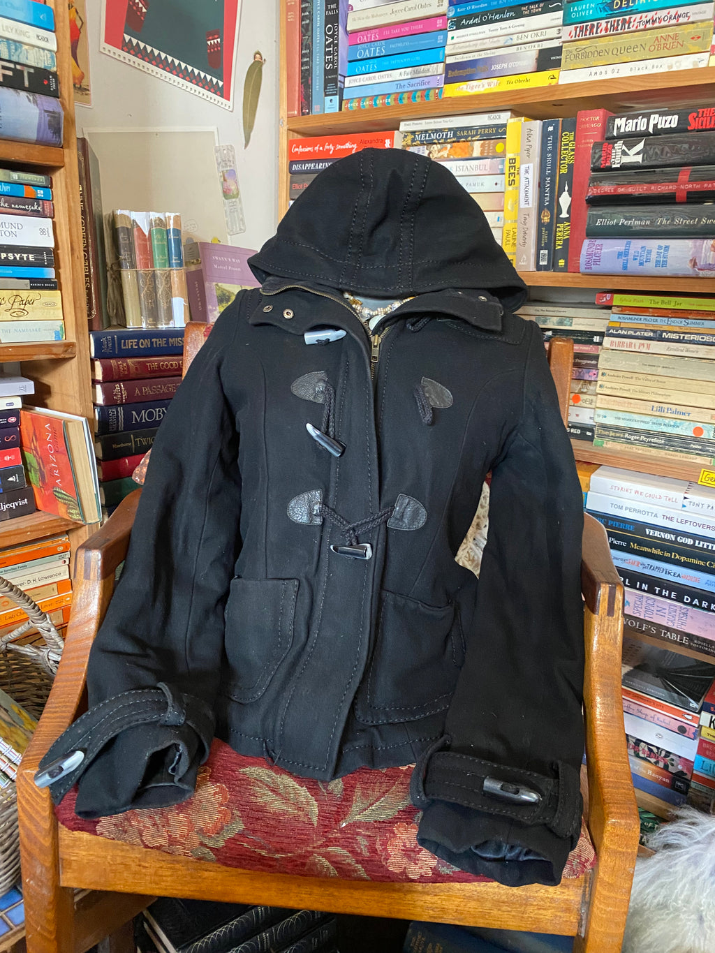 Gripp Jeans Black Hooded Duffle Coat – Y2K Australian Designer