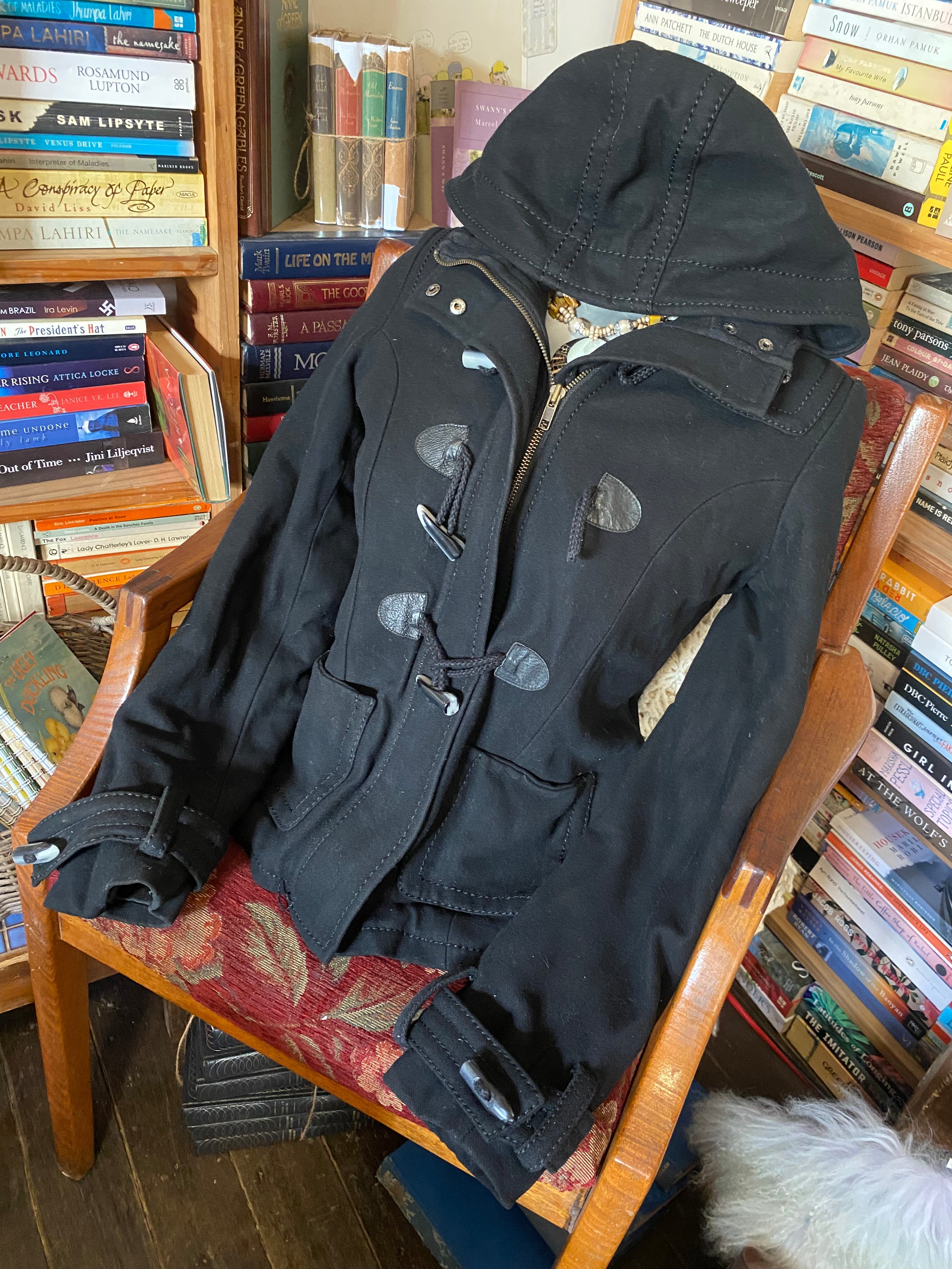 Gripp Jeans Black Hooded Duffle Coat – Y2K Australian Designer