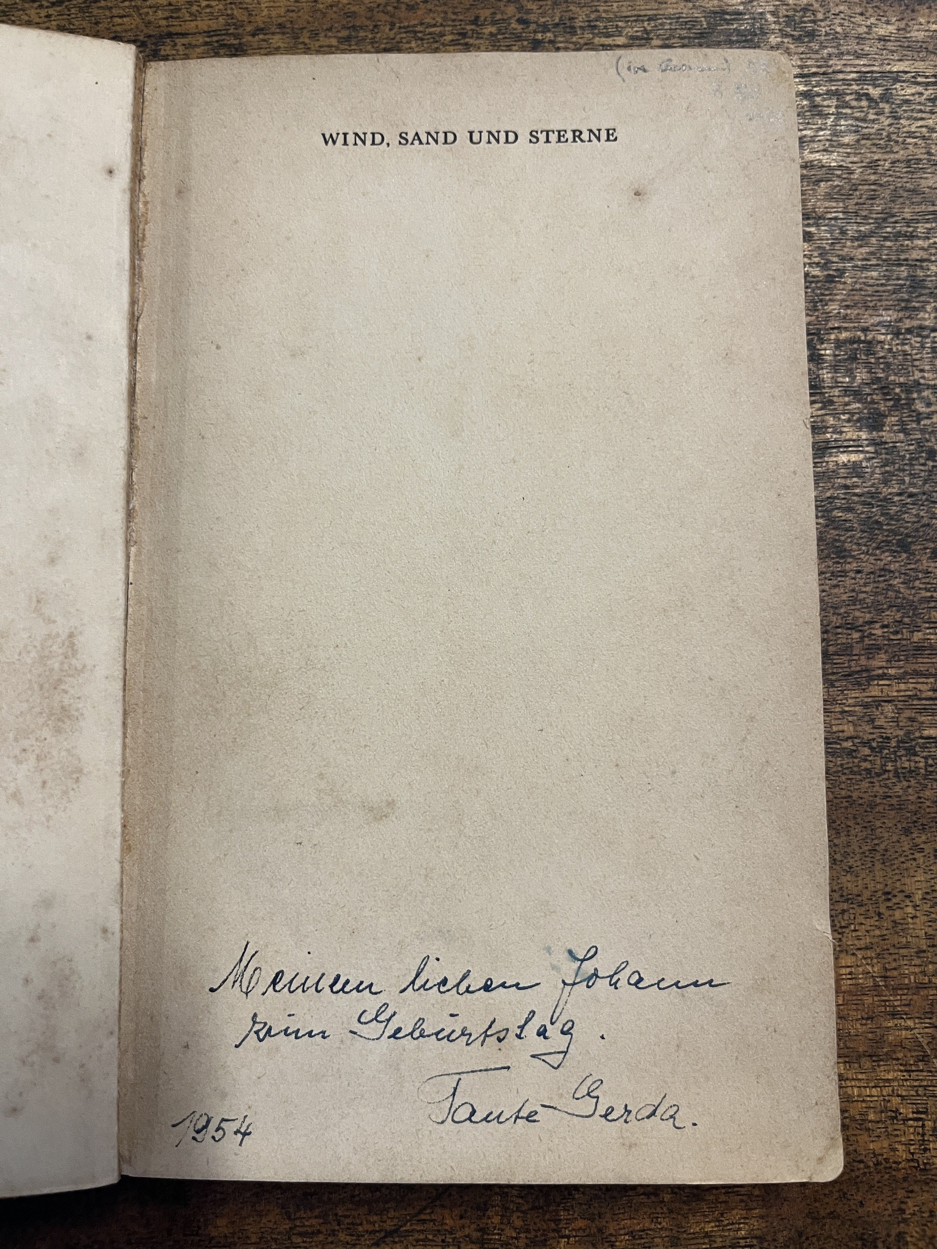 Wind, San und Sterne - de Saint-Exupery, Antoine