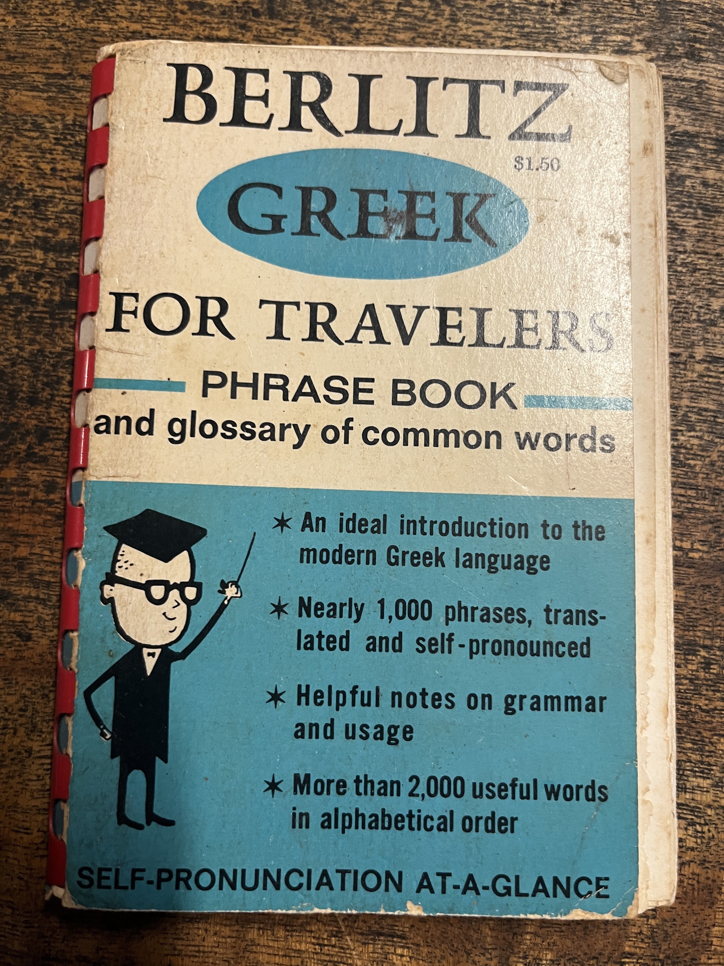 Greek For Travellers; Phrase Book Of Common Words - by The Editorial Staff Of Berlitz Publications