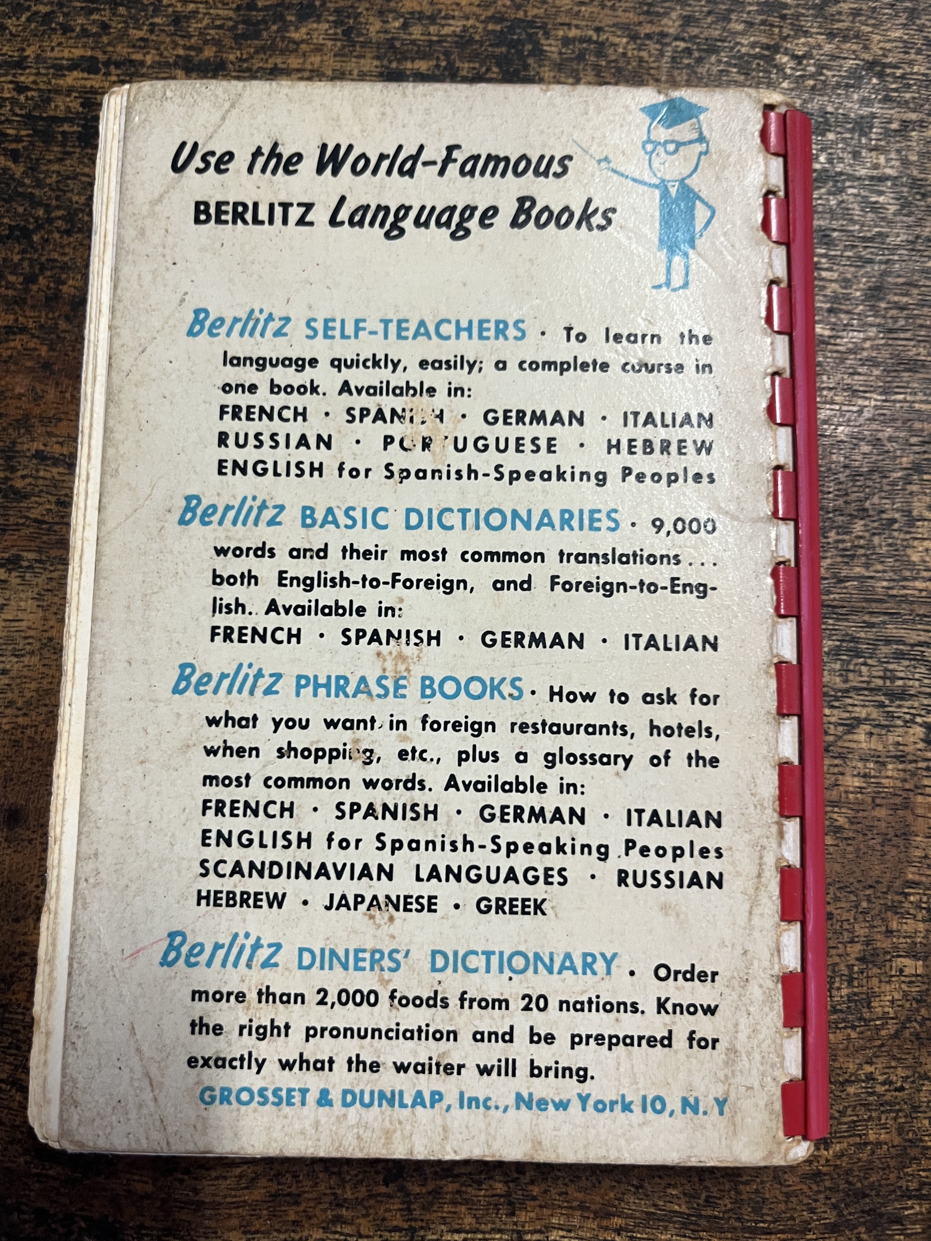 Greek For Travellers; Phrase Book Of Common Words - by The Editorial Staff Of Berlitz Publications
