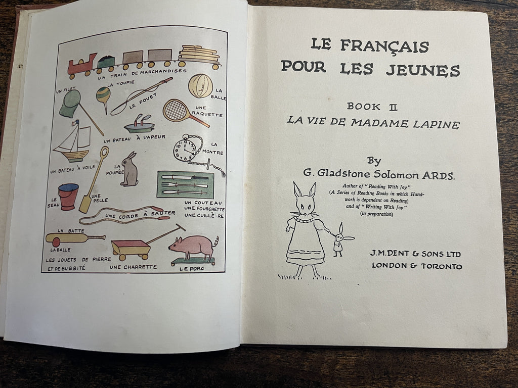 Le Francais Pour Les Jeunes Book II La Vie De Madame Lapine - Solomon, G. Gladstone