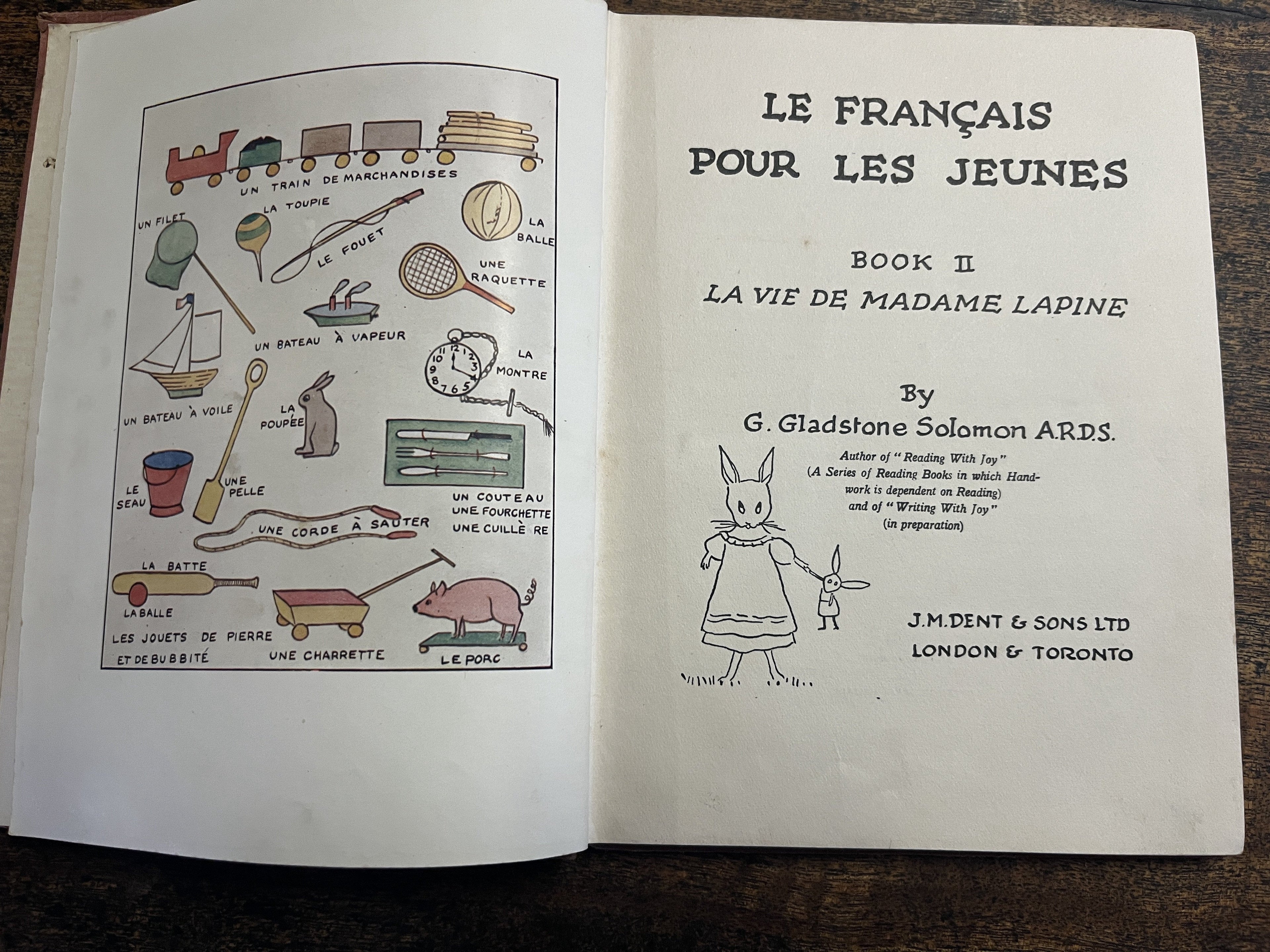 Le Francais Pour Les Jeunes Book II La Vie De Madame Lapine - Solomon, G. Gladstone
