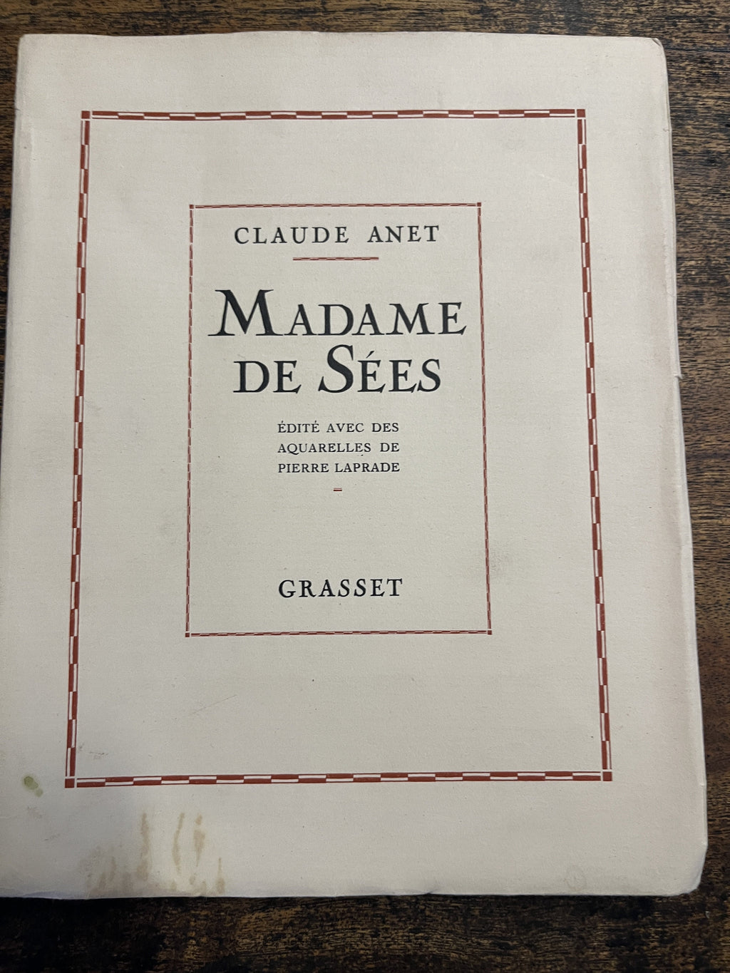 Madame De Sees - Anet, Claude