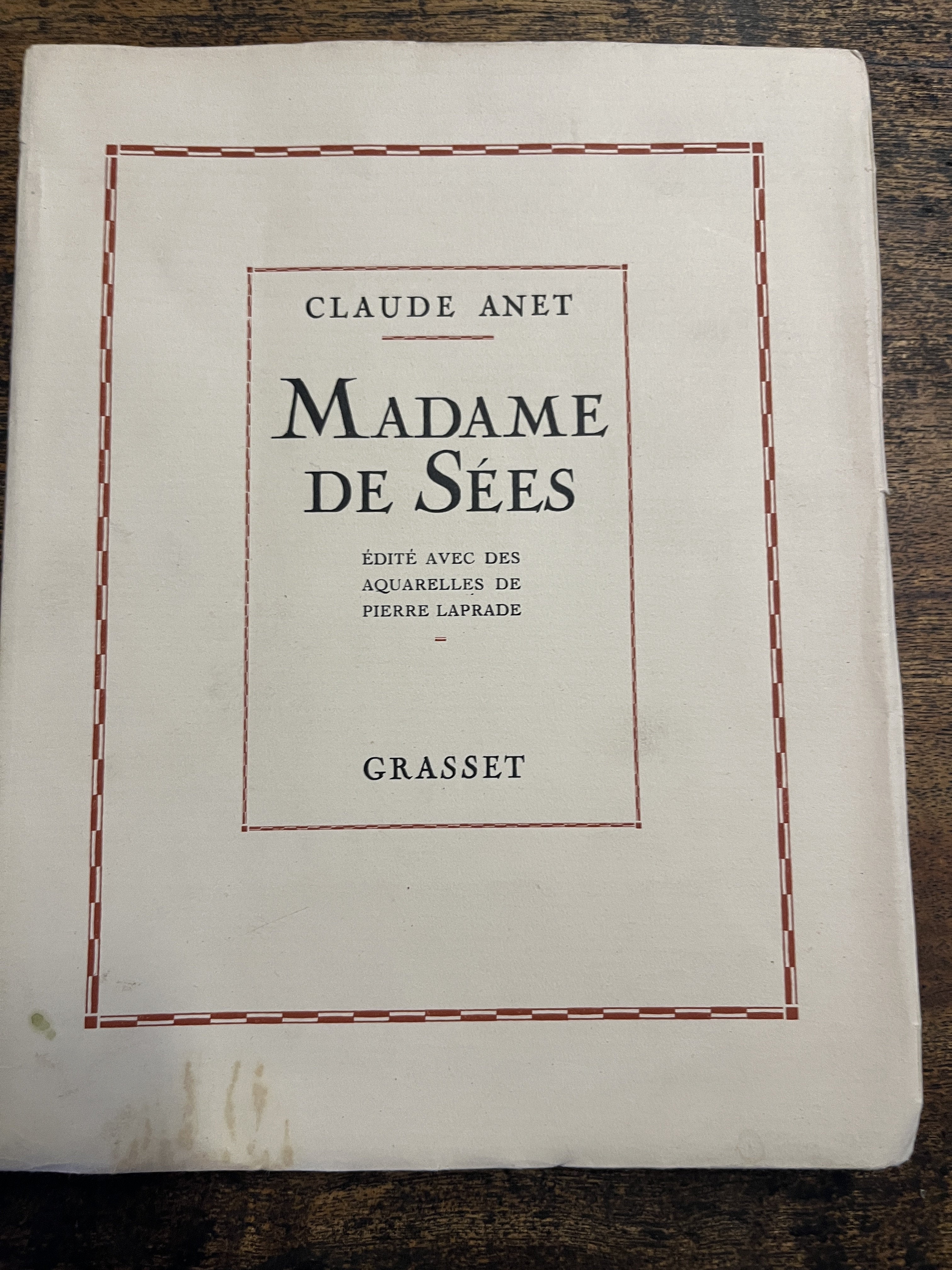 Madame De Sees - Anet, Claude