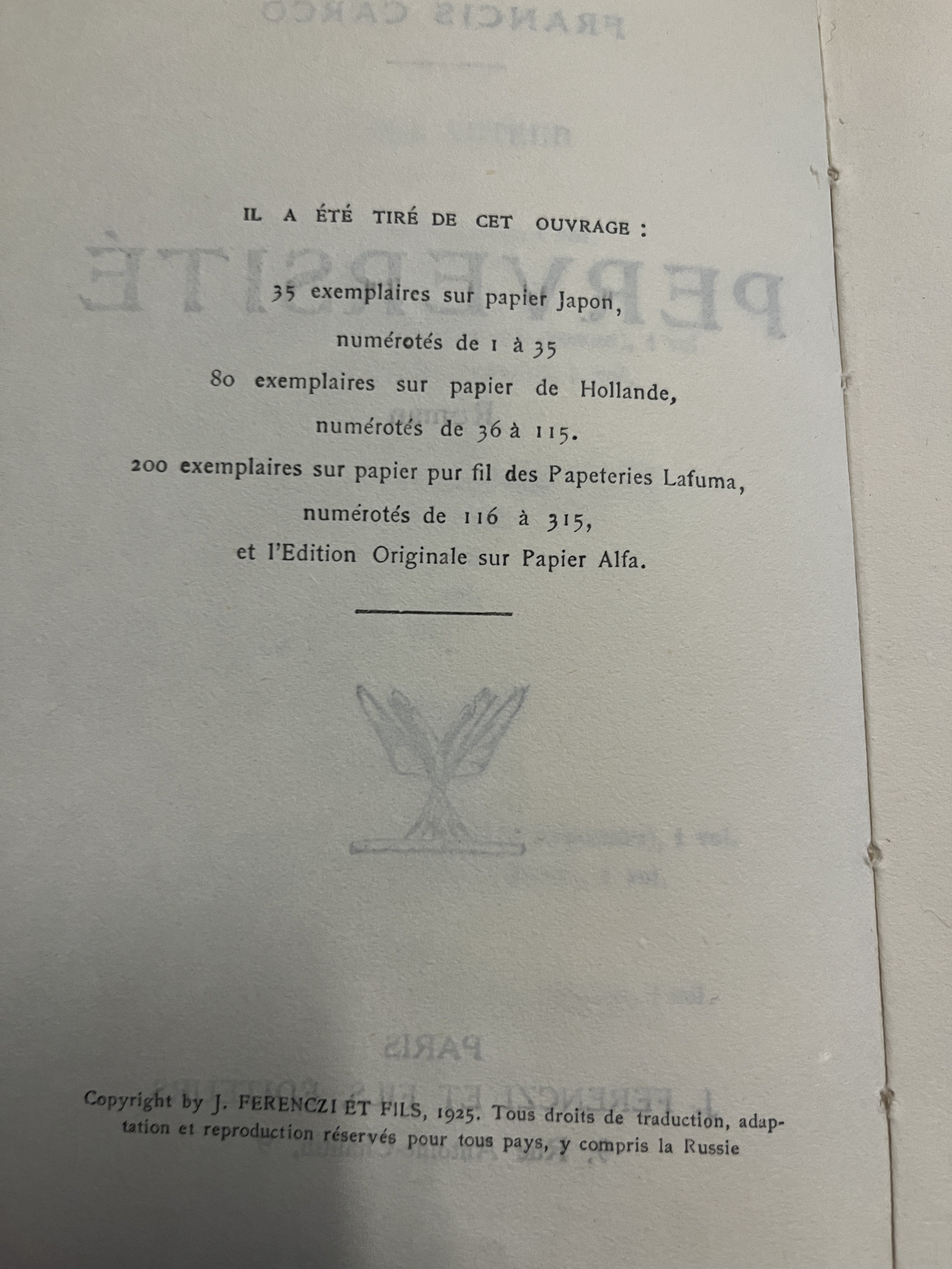 Perversite - Carco, Francis