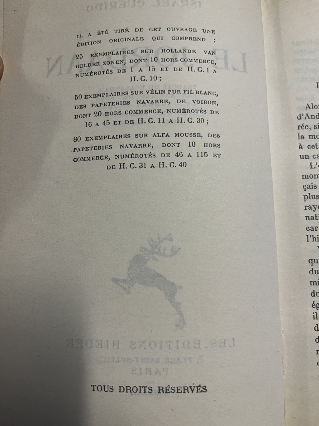 Le Jordaan - Querido, Israel