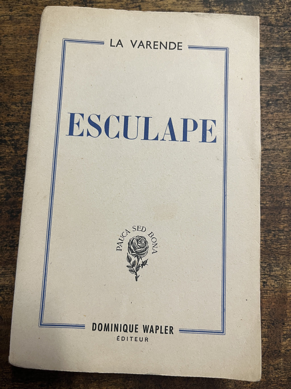 Esculape - La Varende, Jean de