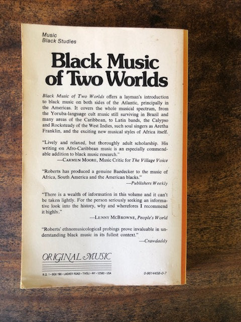 Black Music of Two Worlds — John Storm Roberts