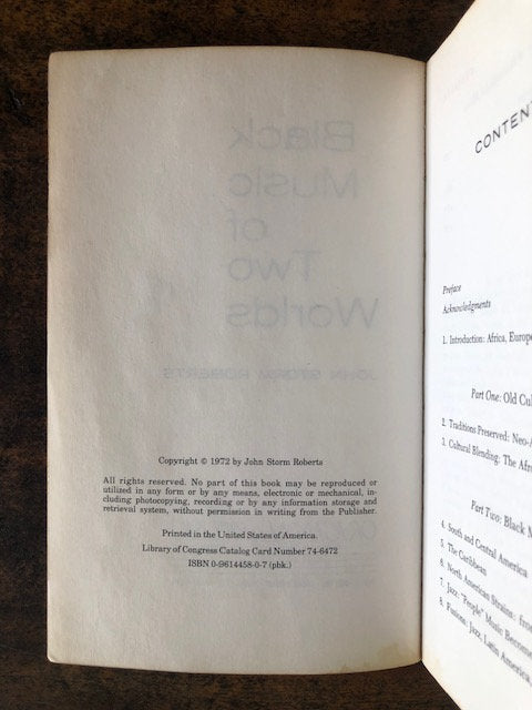 Black Music of Two Worlds — John Storm Roberts
