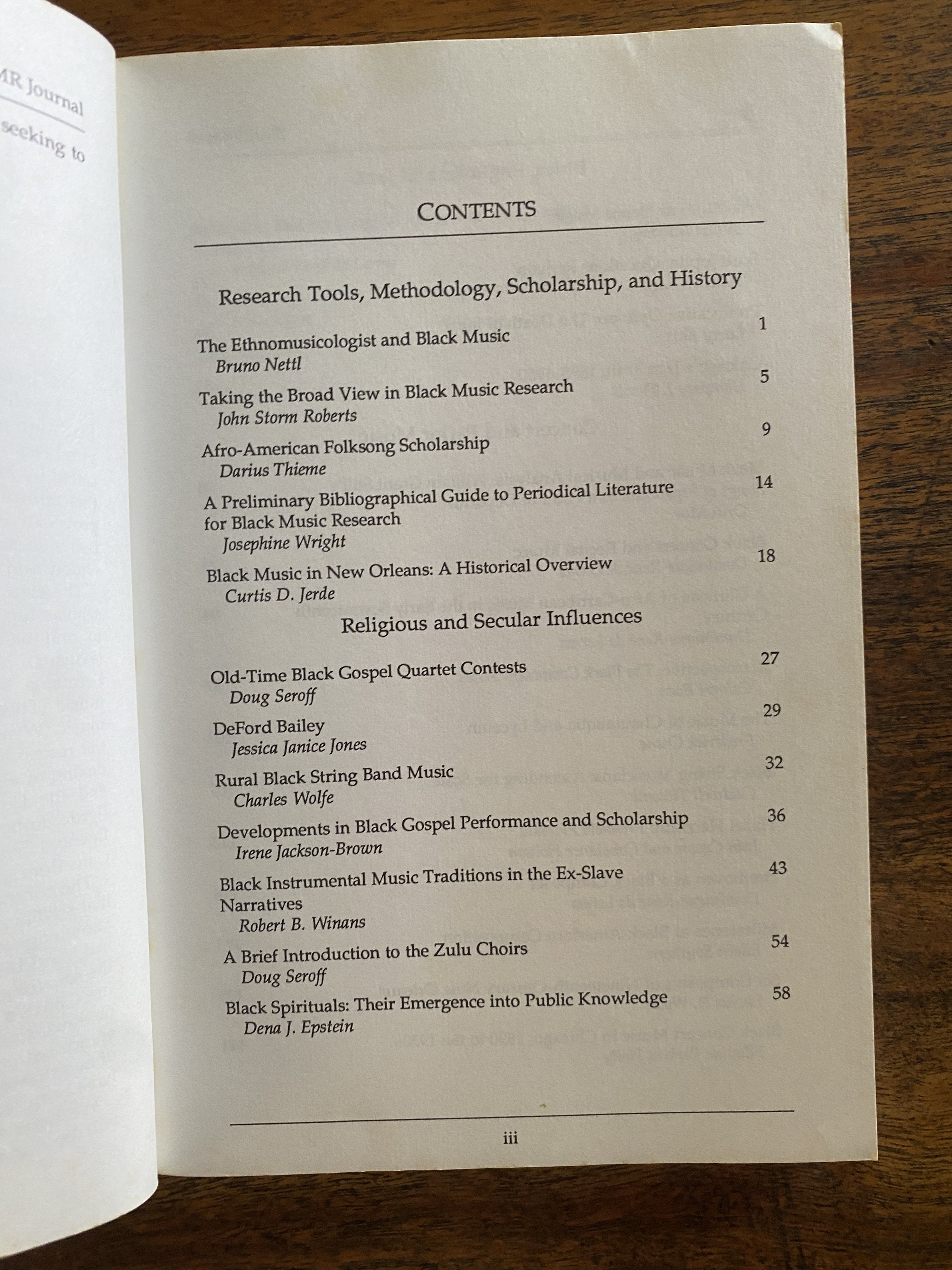 Black Music Research Journal — Samuel A. Floyd, Jr.