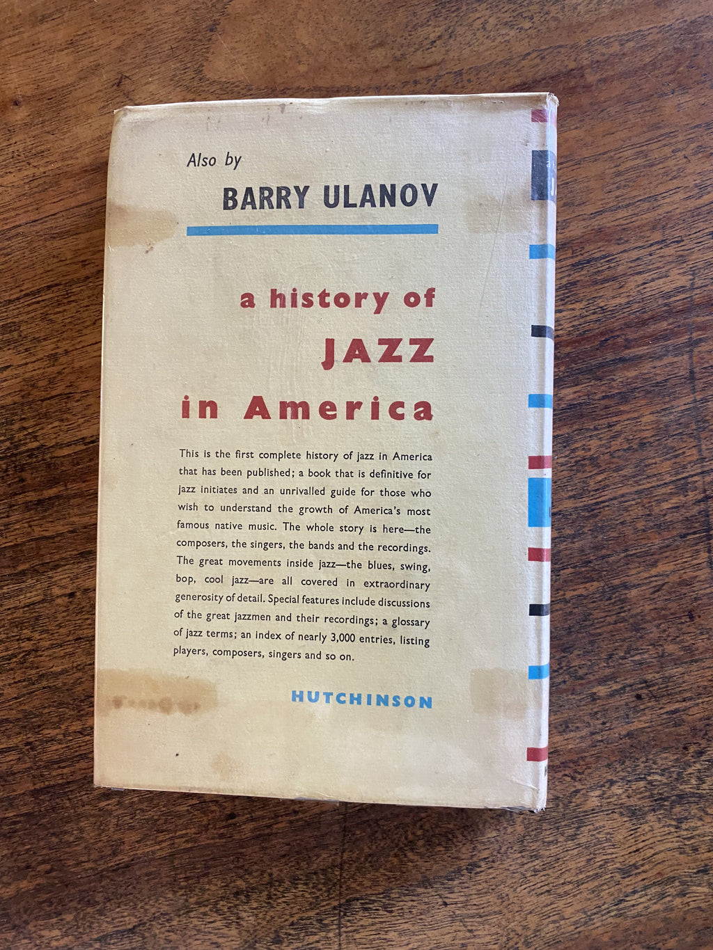 A Handbook of Jazz — Barry Ulanov