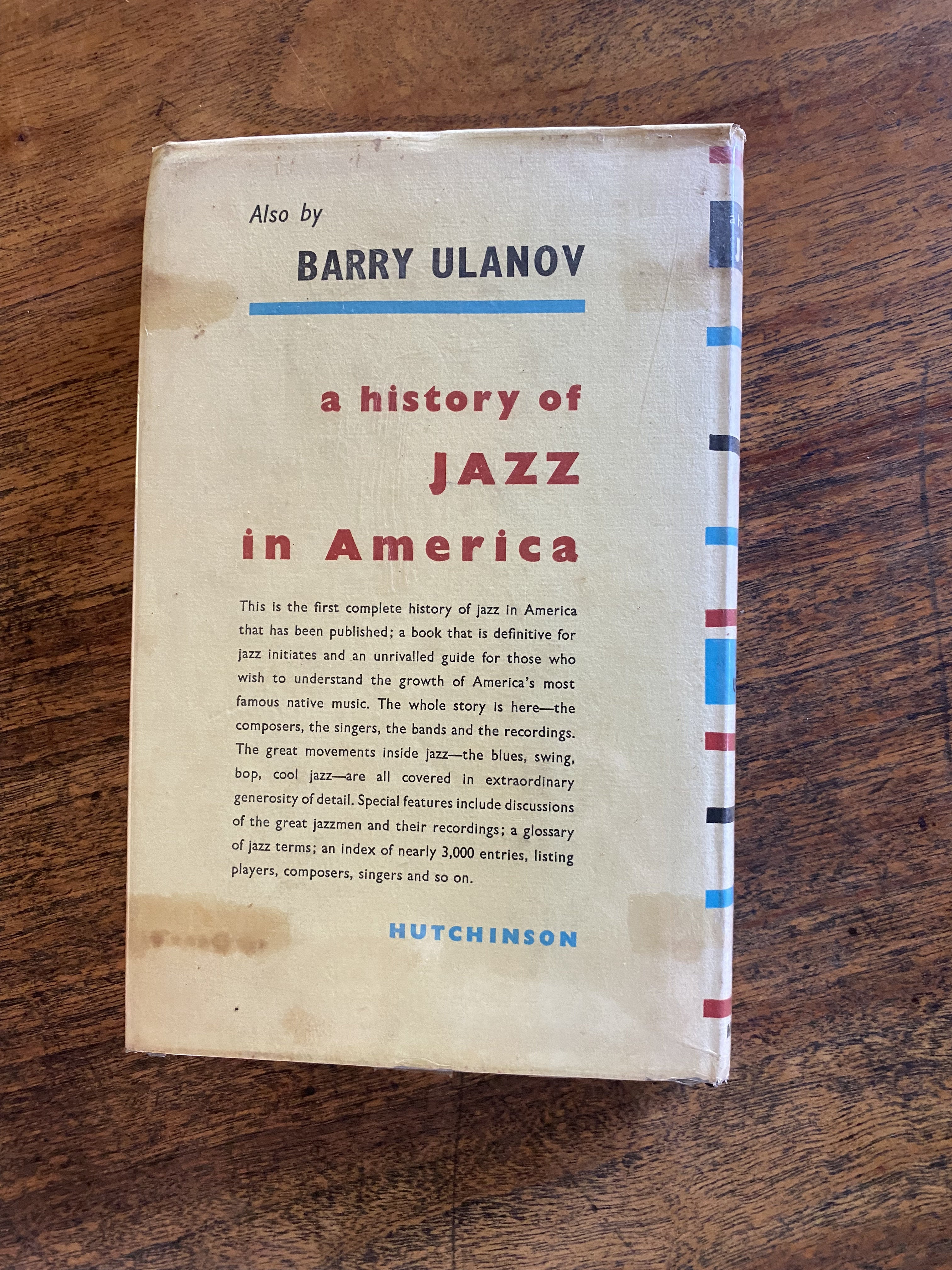 A Handbook of Jazz — Barry Ulanov