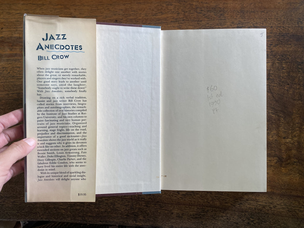 Jazz Anecdotes — Crow, Bill