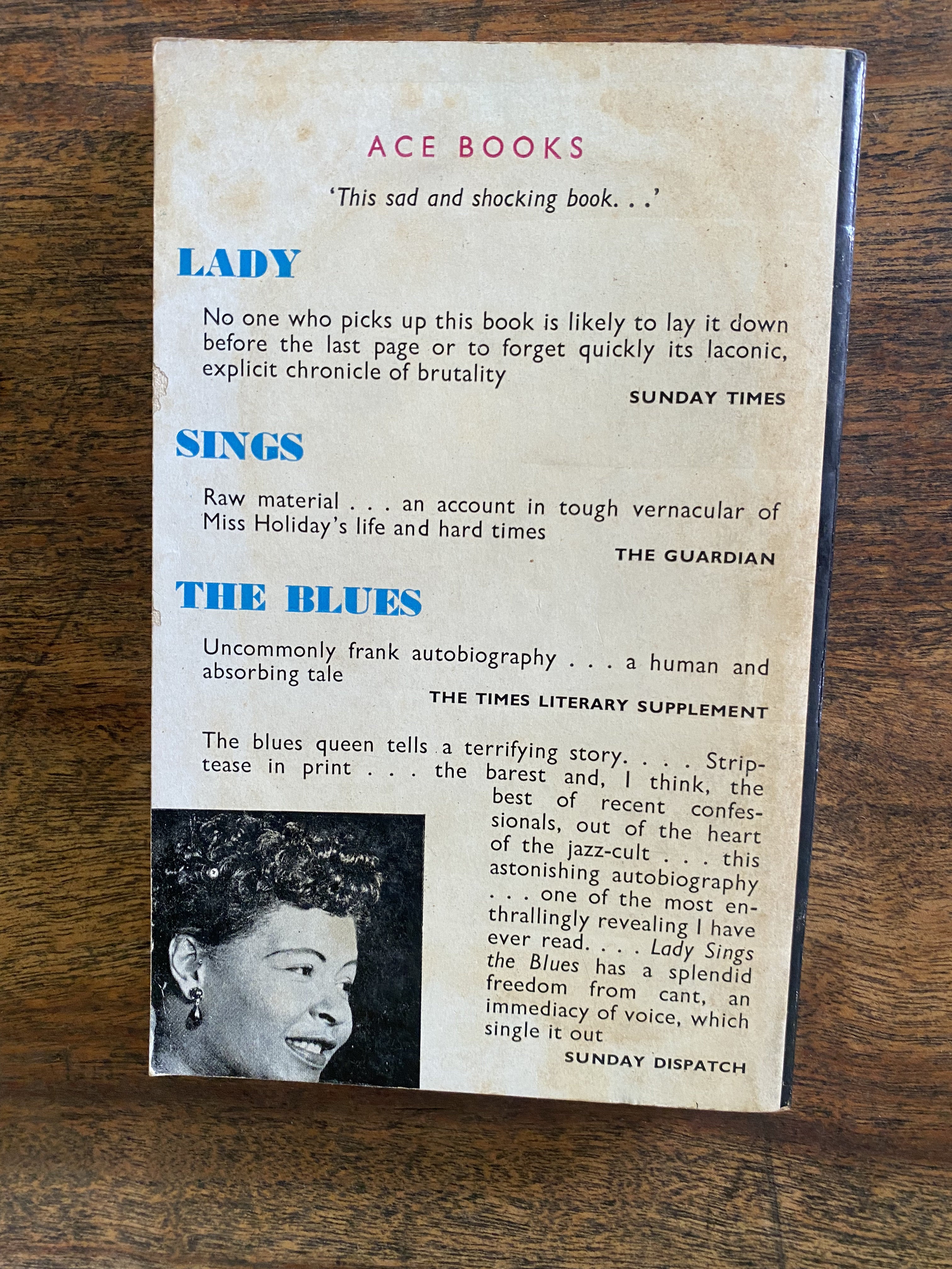 Lady Sings The Blues — Holiday, Billie w/ Dufty, William