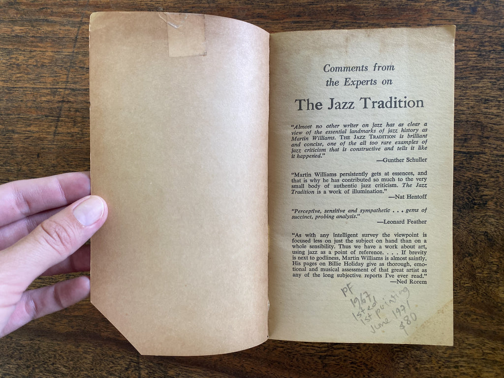 The Jazz Tradition — Williams, Martin