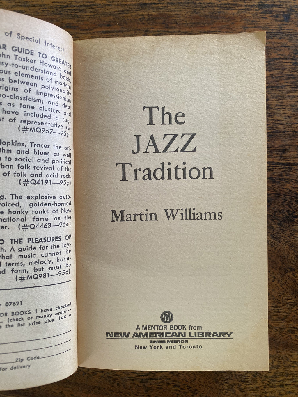 The Jazz Tradition — Williams, Martin