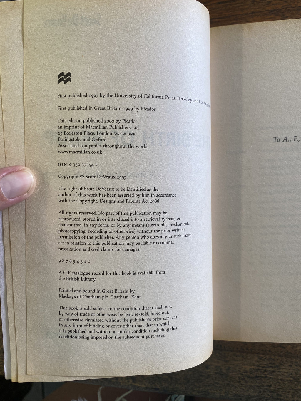 The Birth of Bepop; A Social and Musical History — DeVeaux, Scott