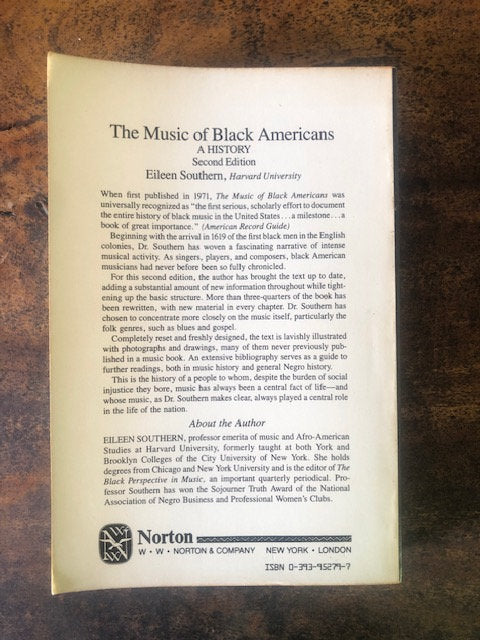 The Music of Black Americans: A History — Eileen Southern