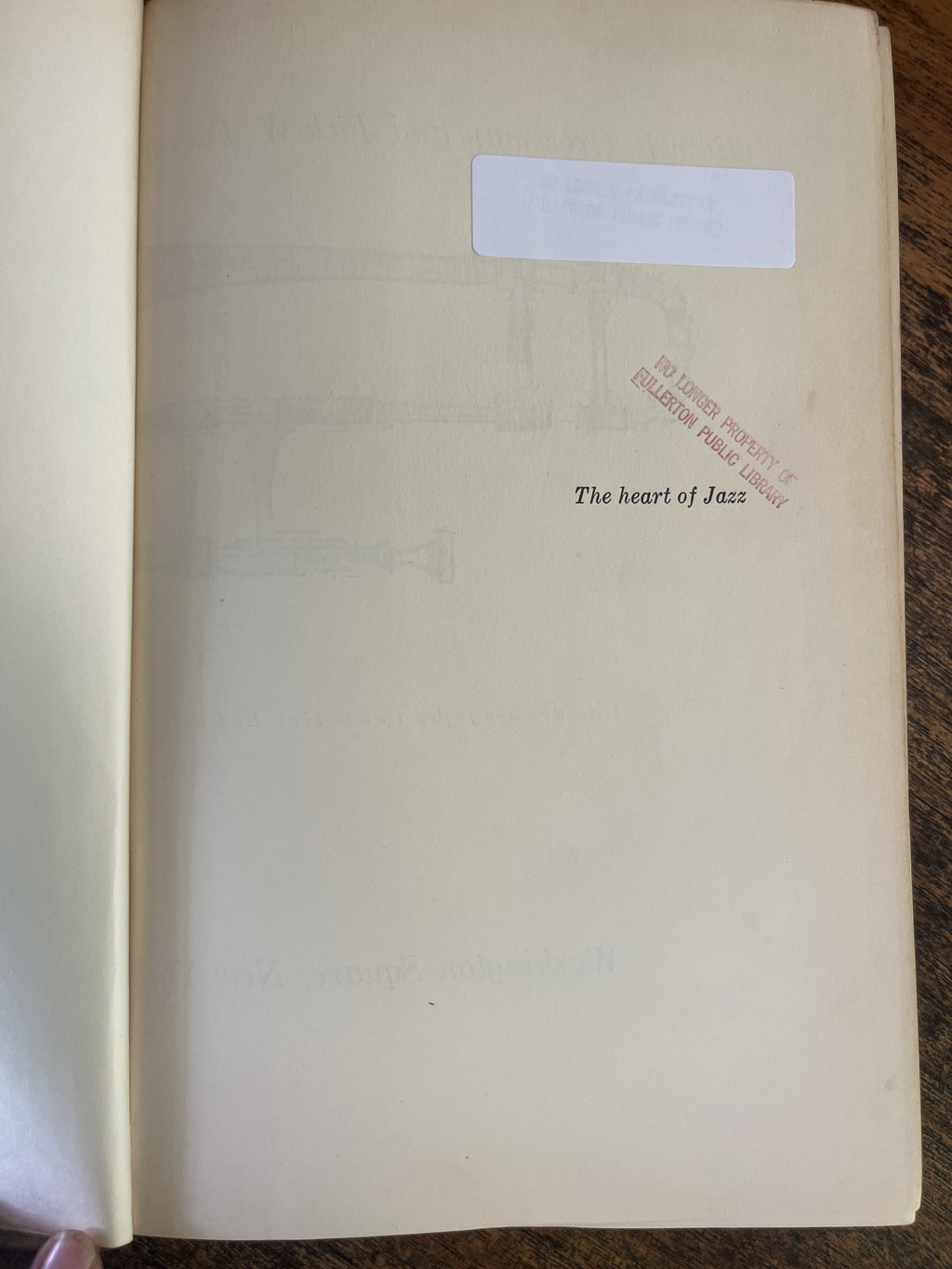 The Heart of Jazz — William L. Grossman and Jack W. Farrell