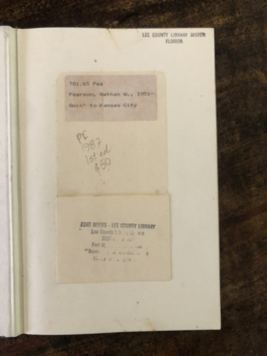 Goin' to Kansas City — Nathan W. Pearson, Jr.