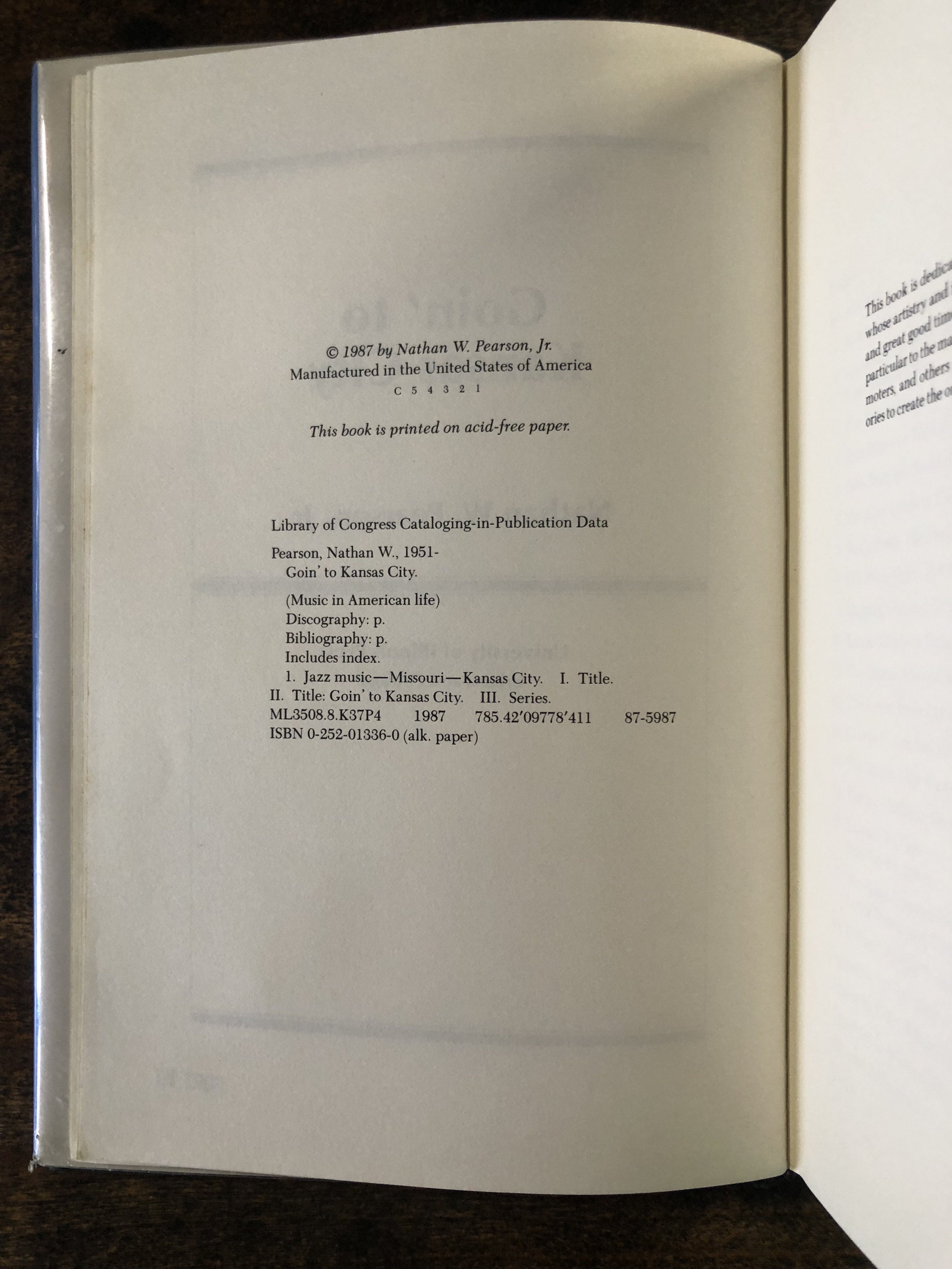 Goin' to Kansas City — Nathan W. Pearson, Jr.