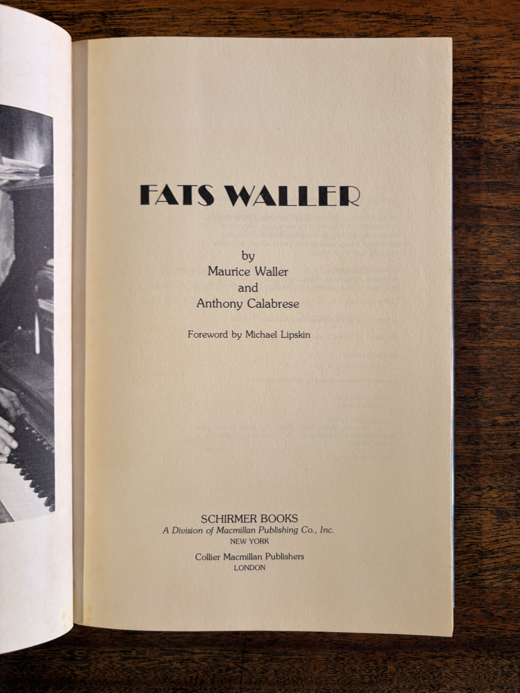 Fats Waller — Waller, Maurice & Calabrese, Anthony