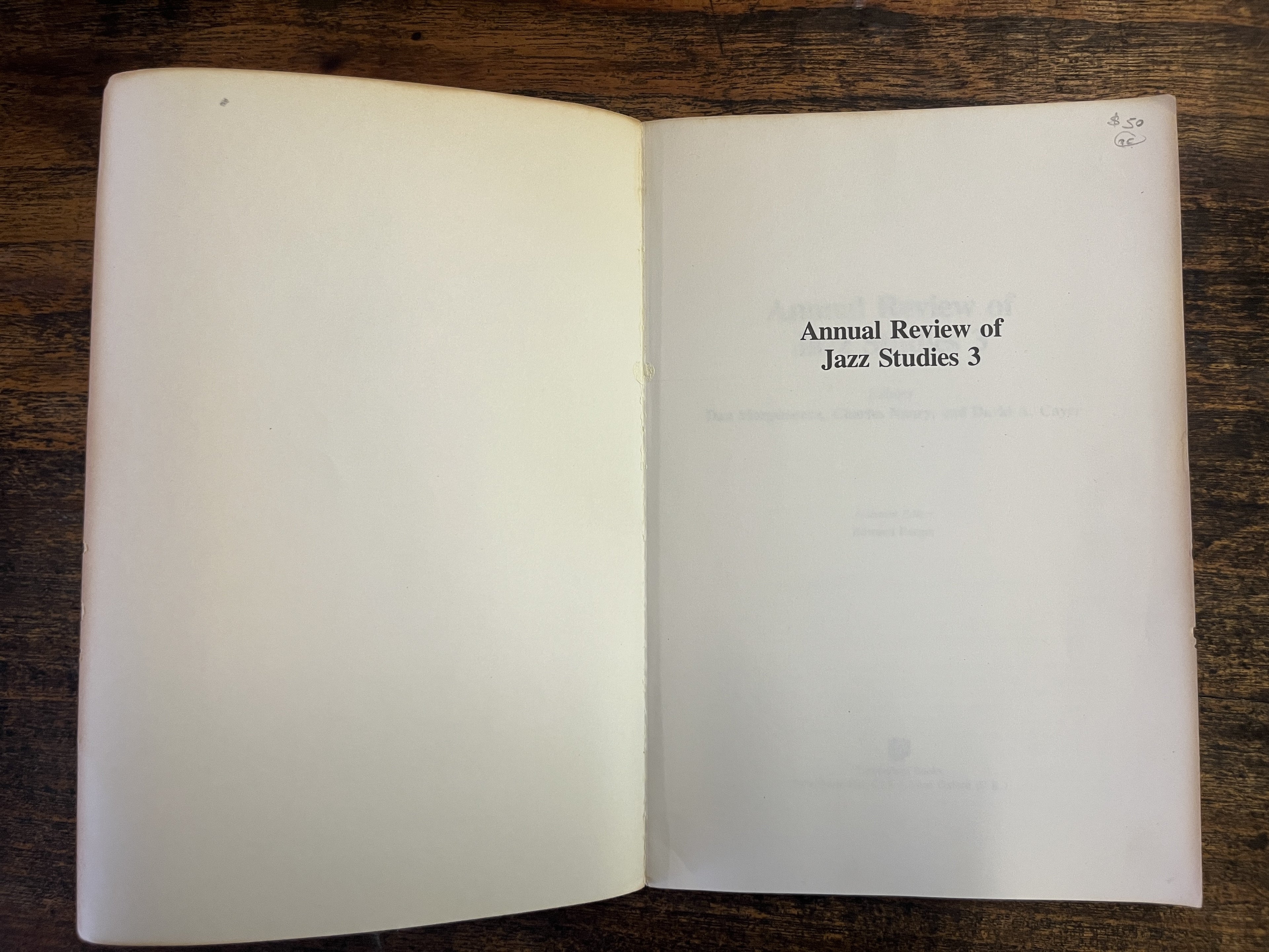 Annual review of Jazz studies 3 — Morgenstern,Dan; Nanry,C; Cayer,D