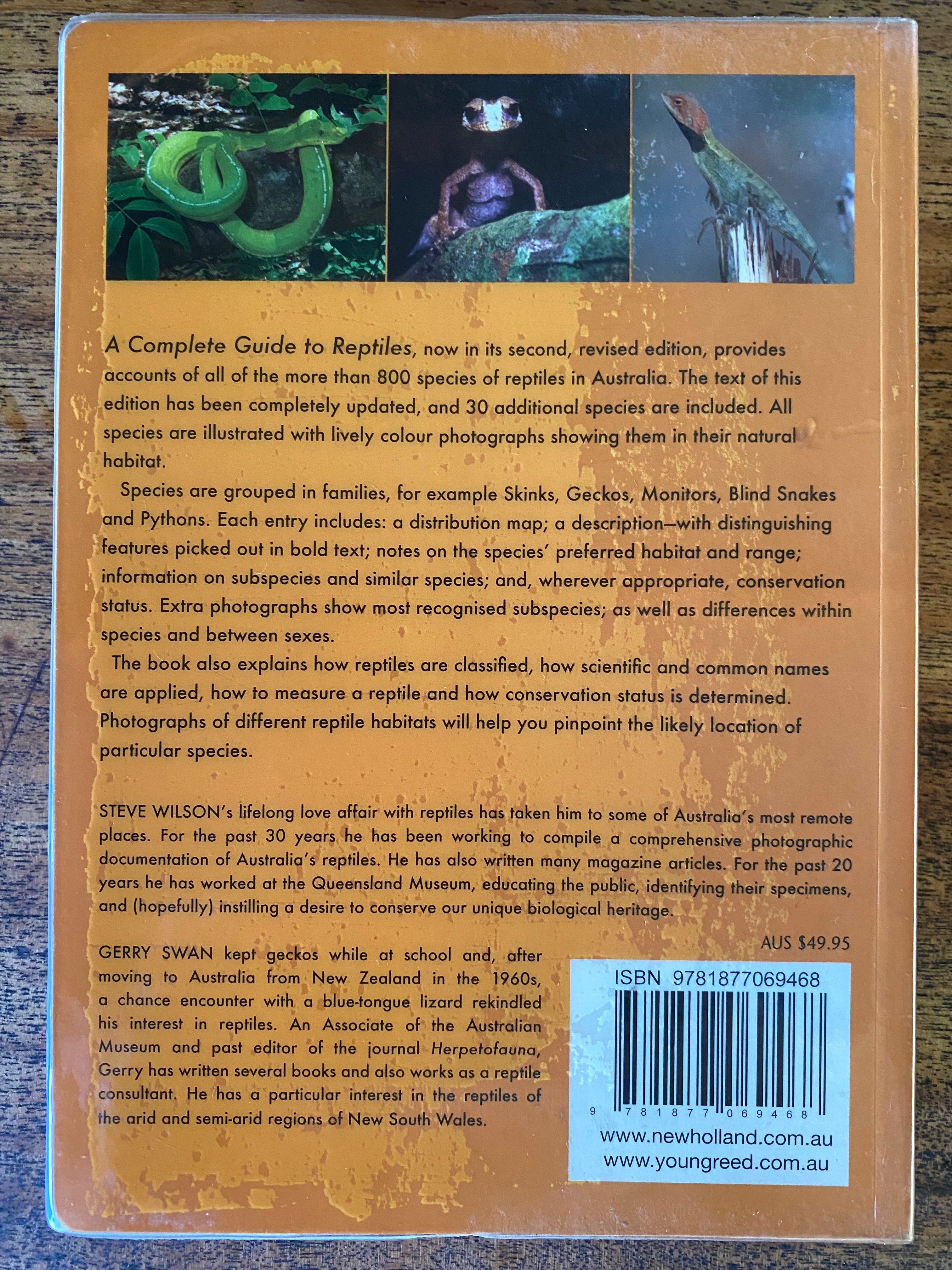 A Complete Guide to Reptiles - Wilson, Steve & Swan, Gerry