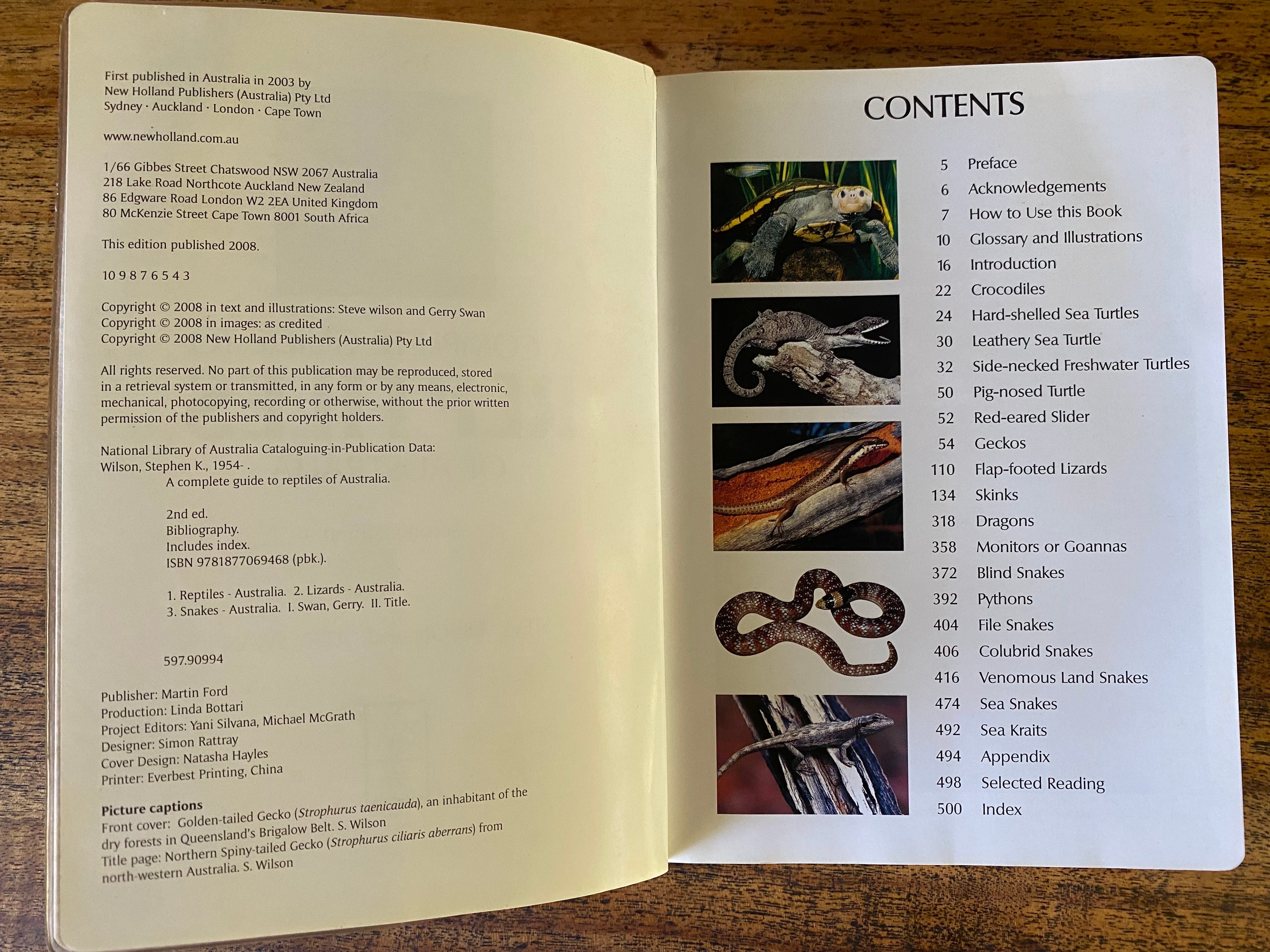 A Complete Guide to Reptiles - Wilson, Steve & Swan, Gerry