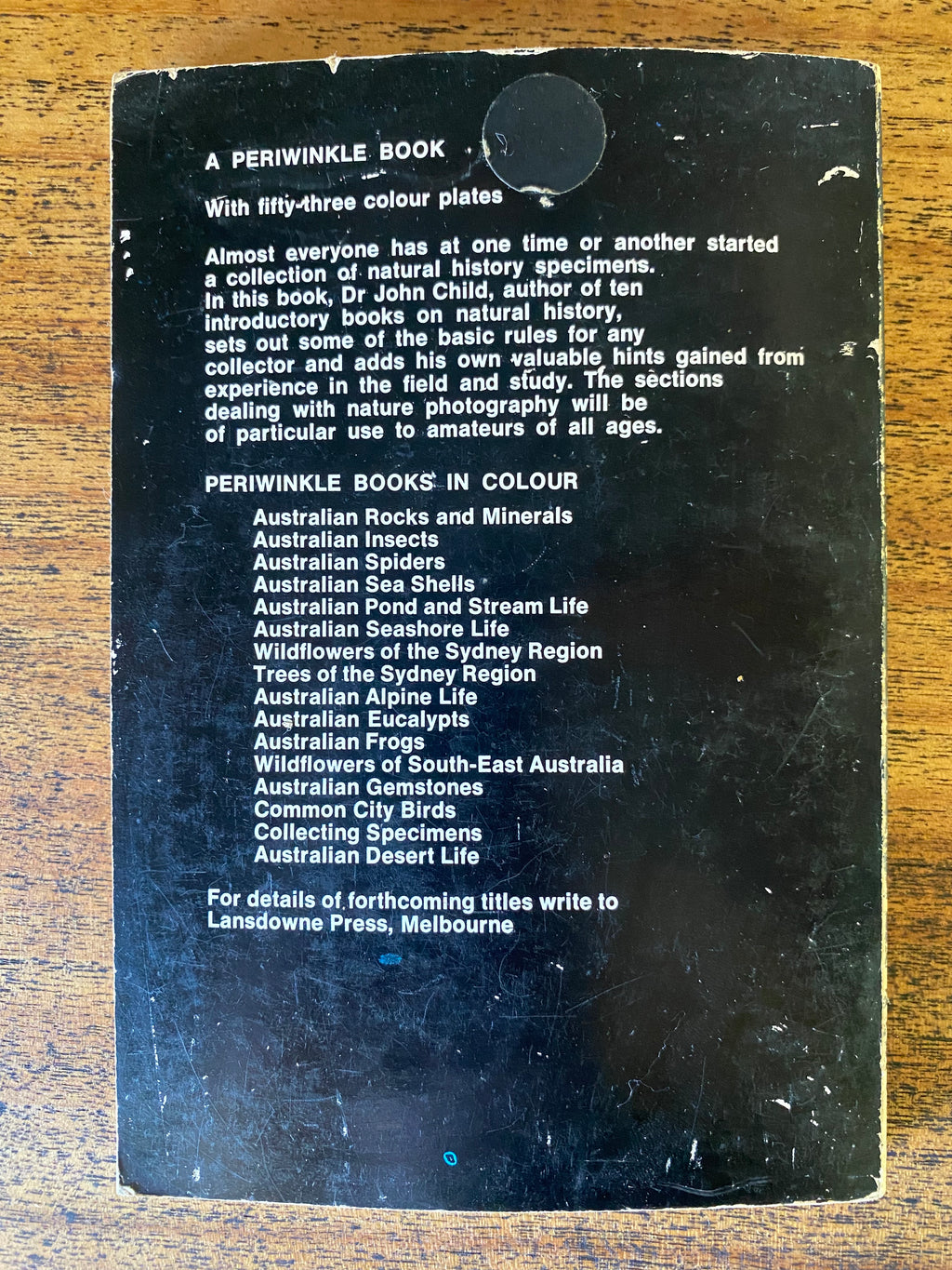 Collecting Specimens - Child, John