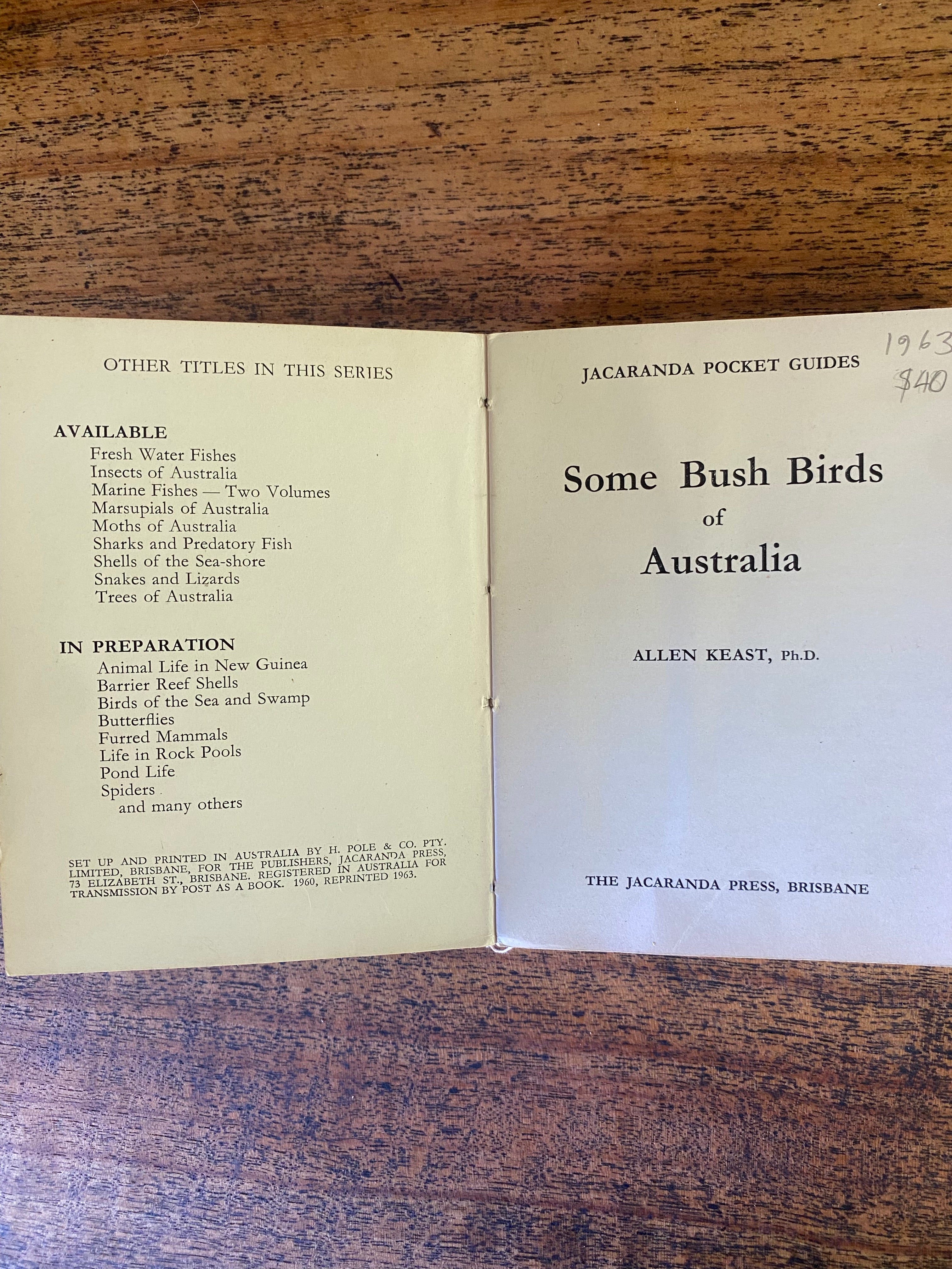 Bush Birds - Keast, Allen