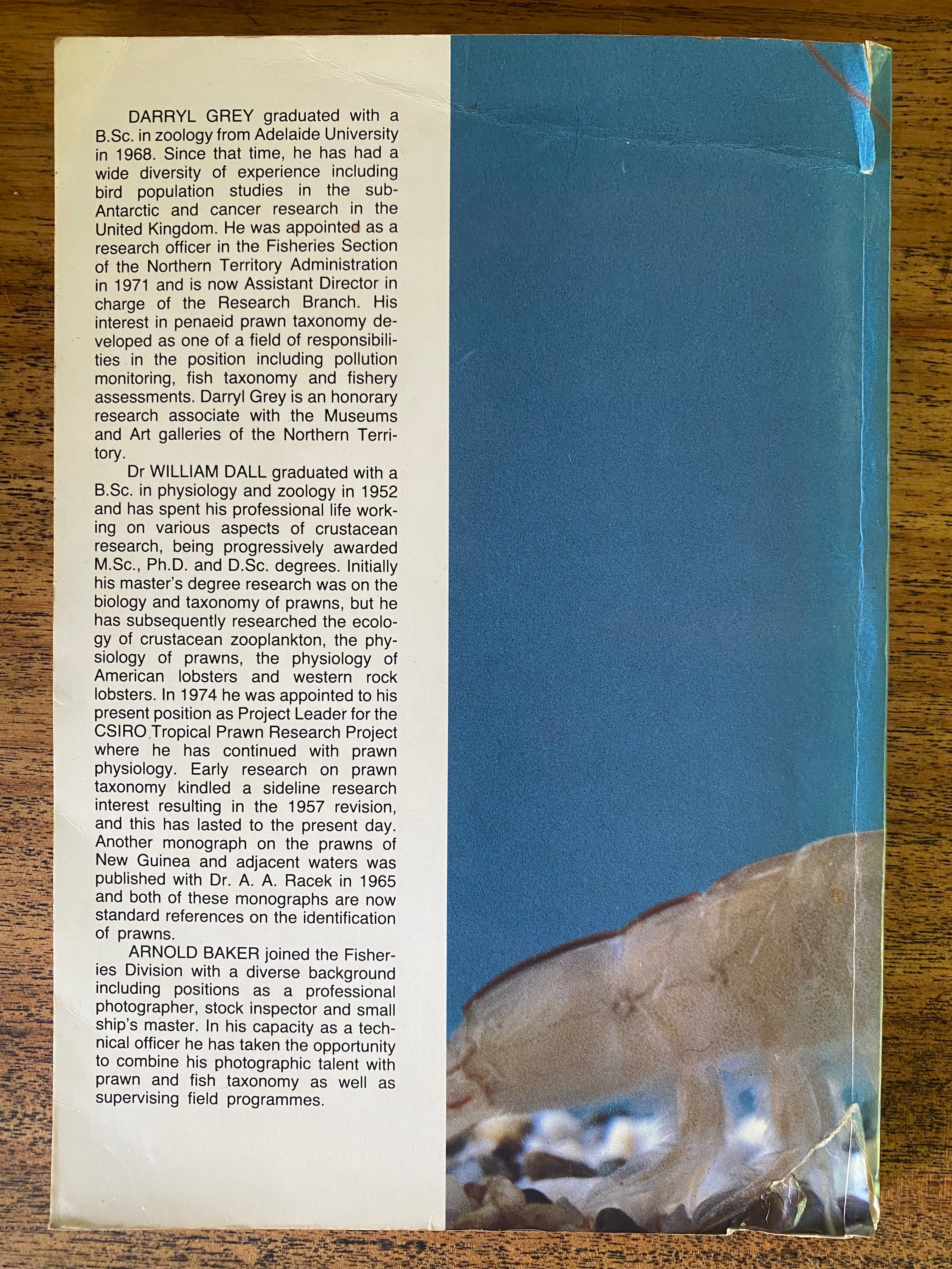 PRAWNS; A Guide to the Australian Penaeid - Grey, D. L., Dall, W. & Baker, A.