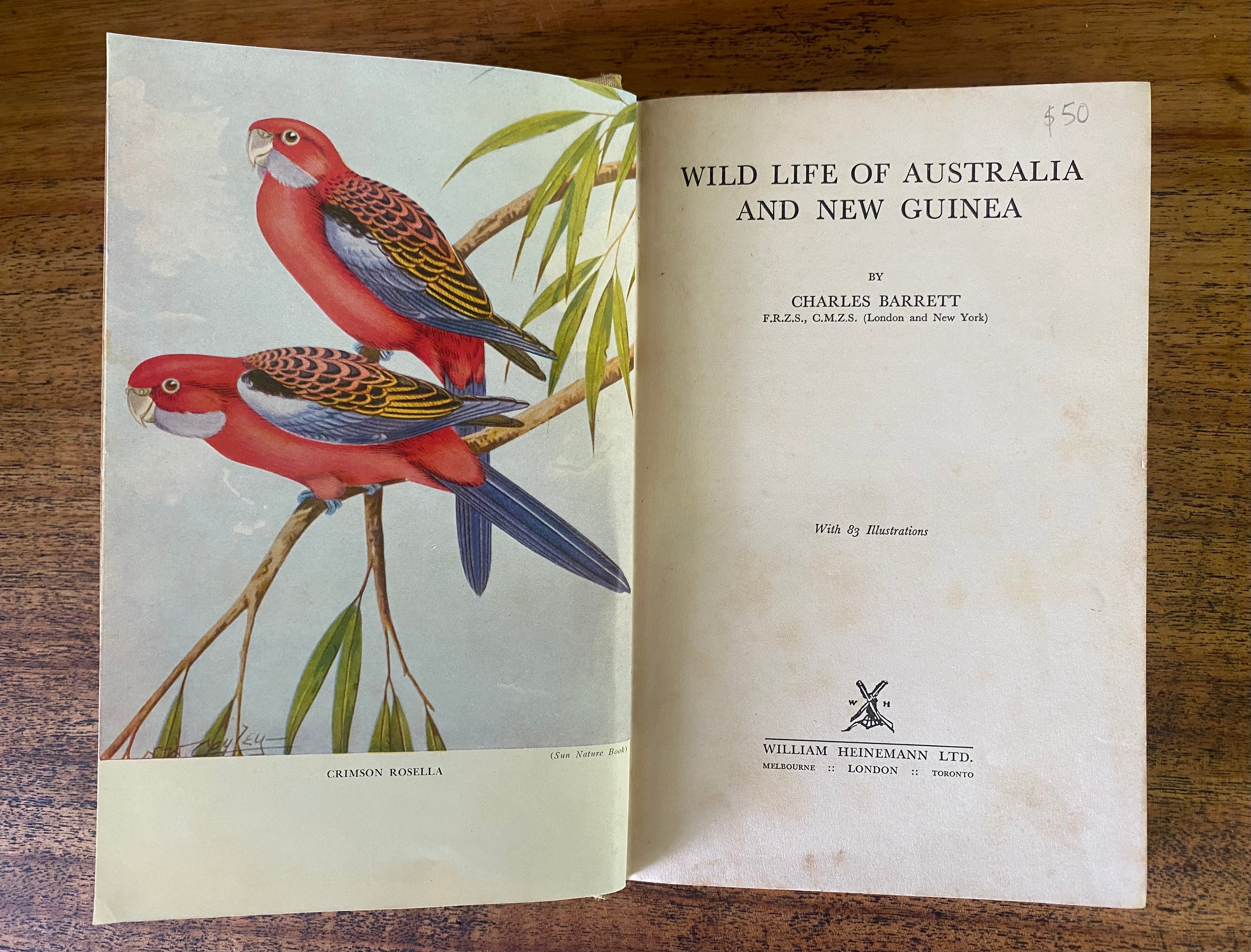 Wild Life of Australia and New Guinea - Barrett, Charles
