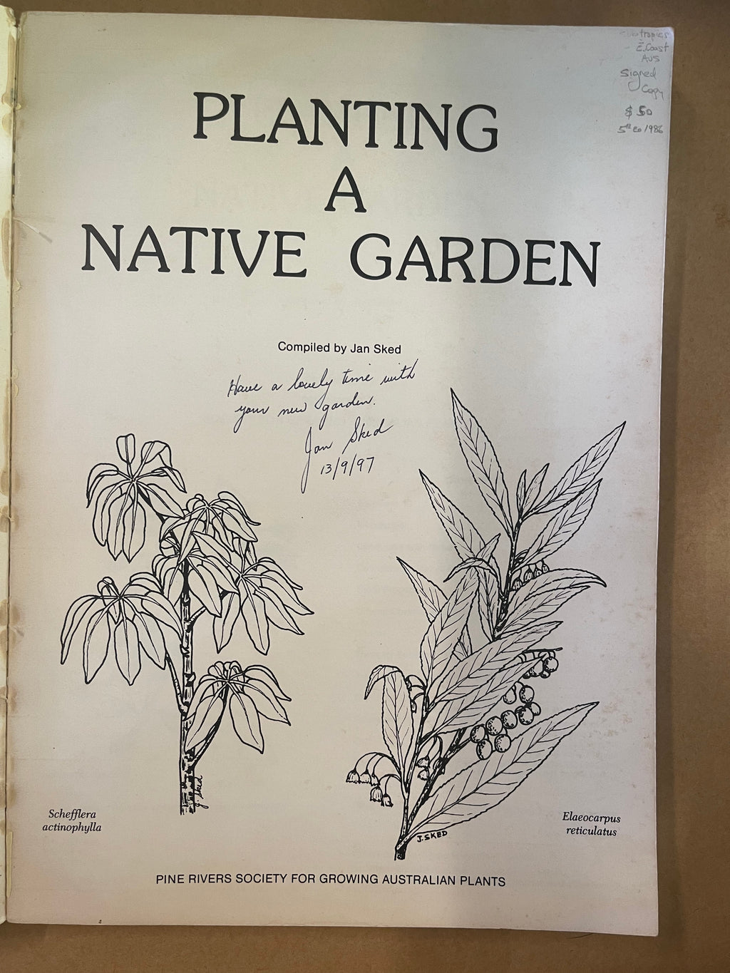 Planting a Native Garden — Sked, Jan