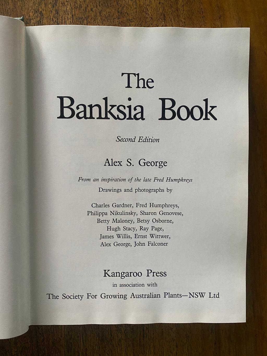 The Banksia Book — George, Alex S.