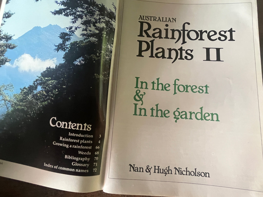 Australian Rainforest Plants — Nicholson, Nan & Hugh