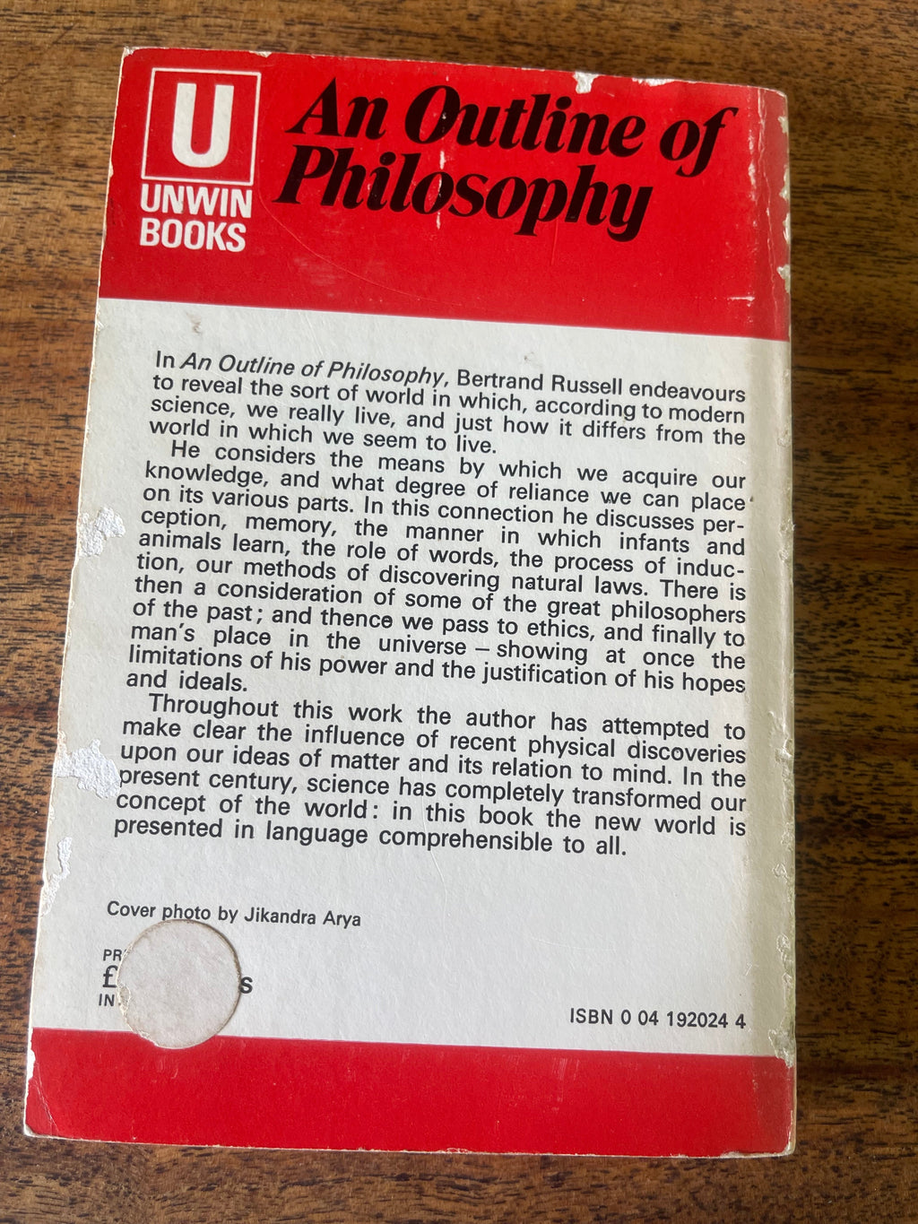 An Outline of Philosophy - Russell, Bertrand