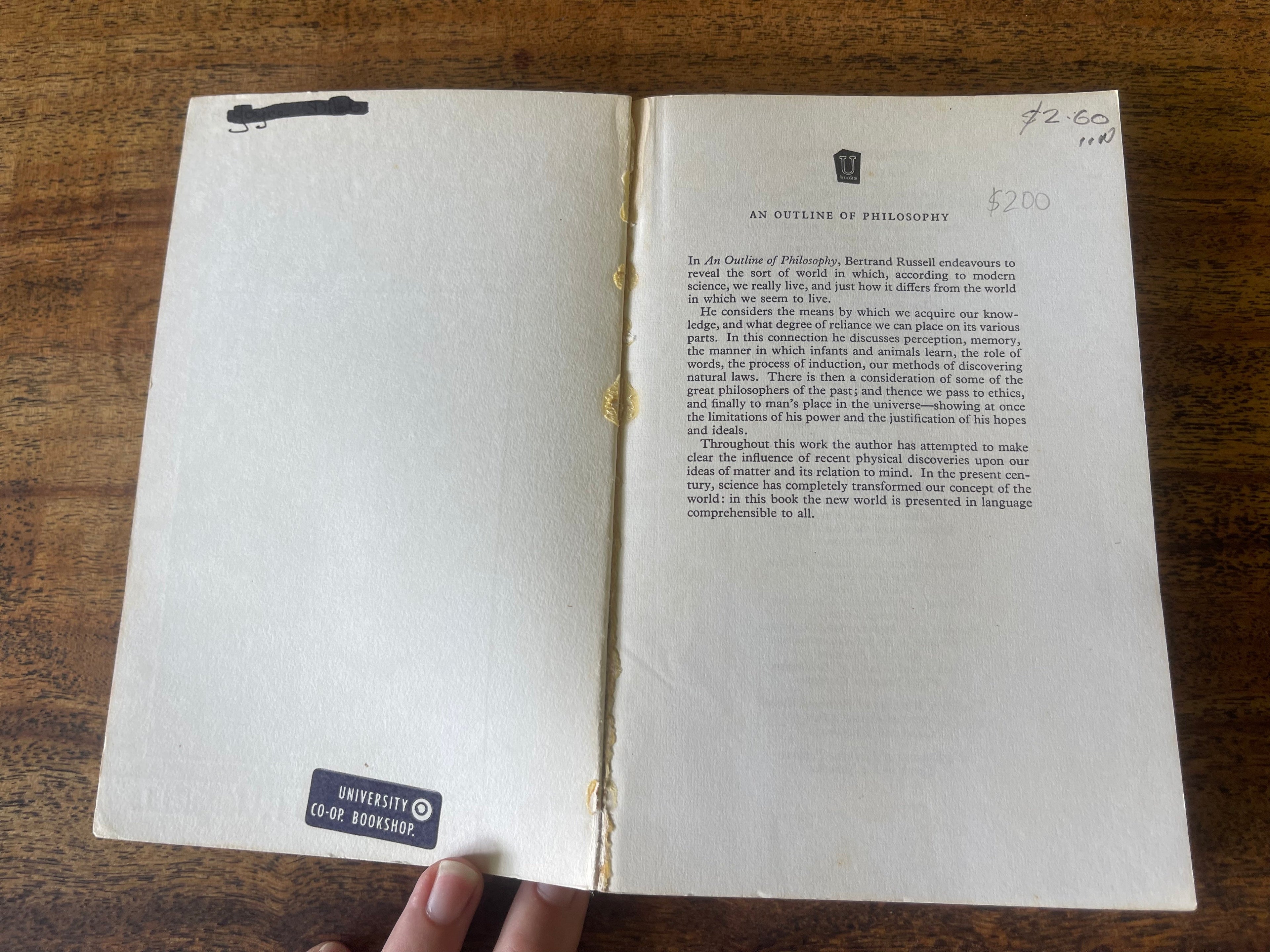 An Outline of Philosophy - Russell, Bertrand