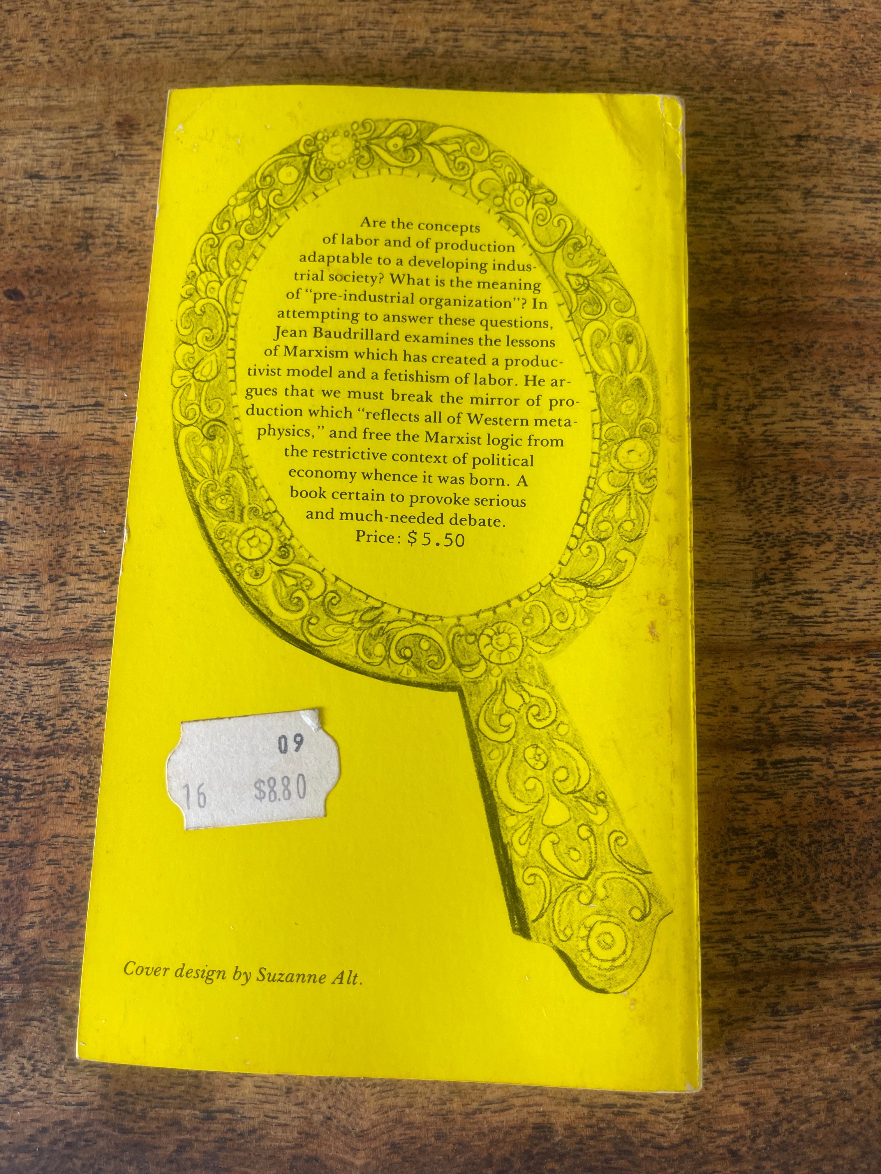 The Mirror of Production - Baudrillard, Jean