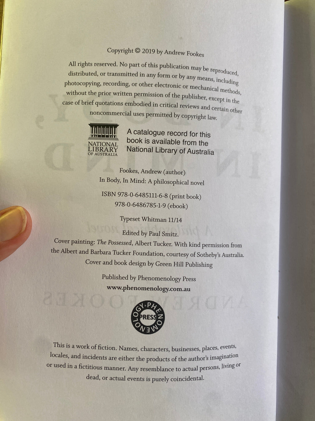 In Body, In Mind - Fookes, Andrew