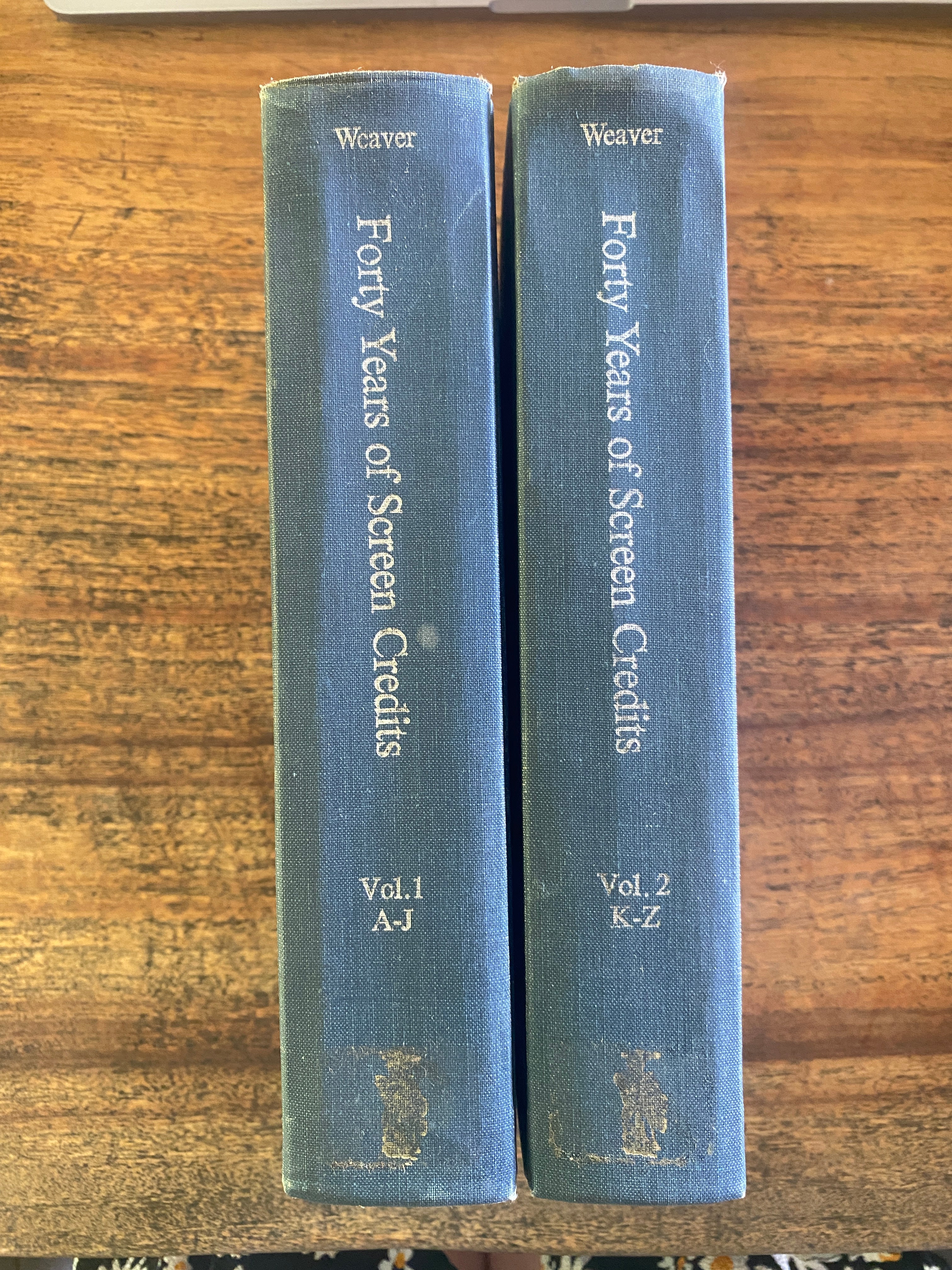 Forty Years of Screen Credits Vol 1 & 2 - Weaver, John T.