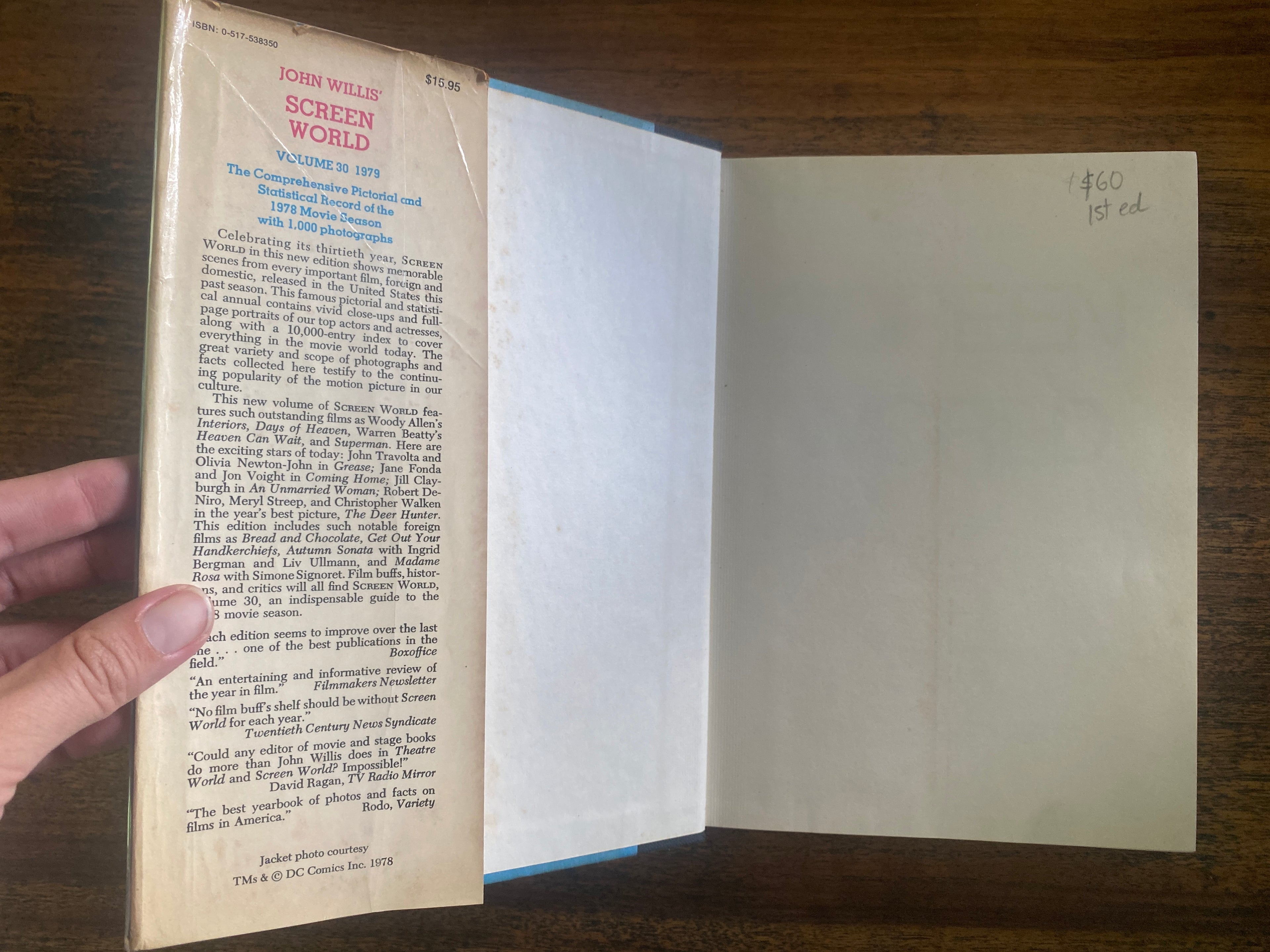 John Willis's Screen World 1979 Volume 30 - Willis, John