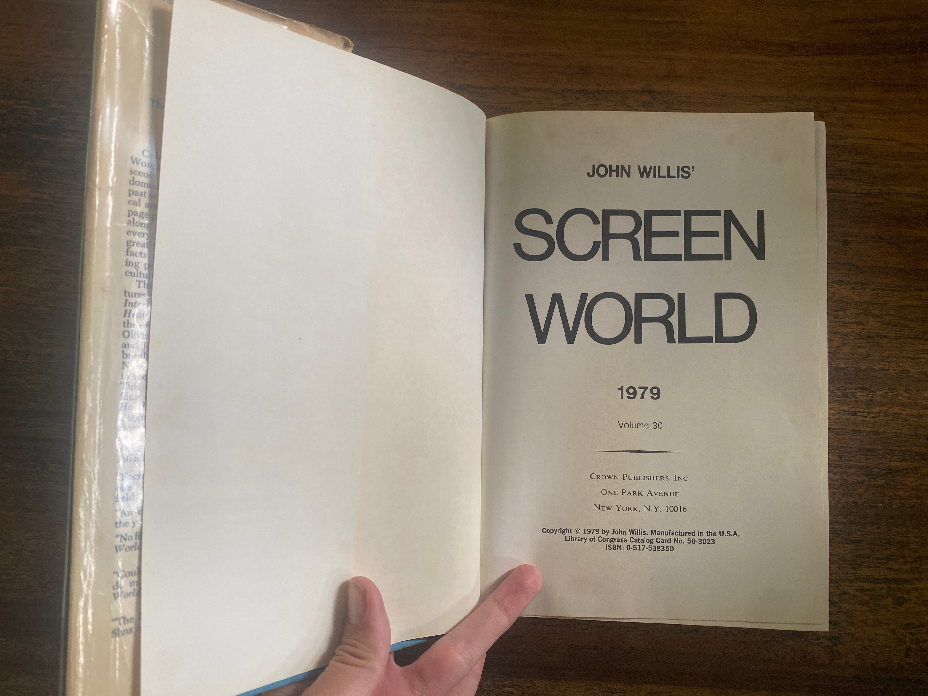 John Willis's Screen World 1979 Volume 30 - Willis, John