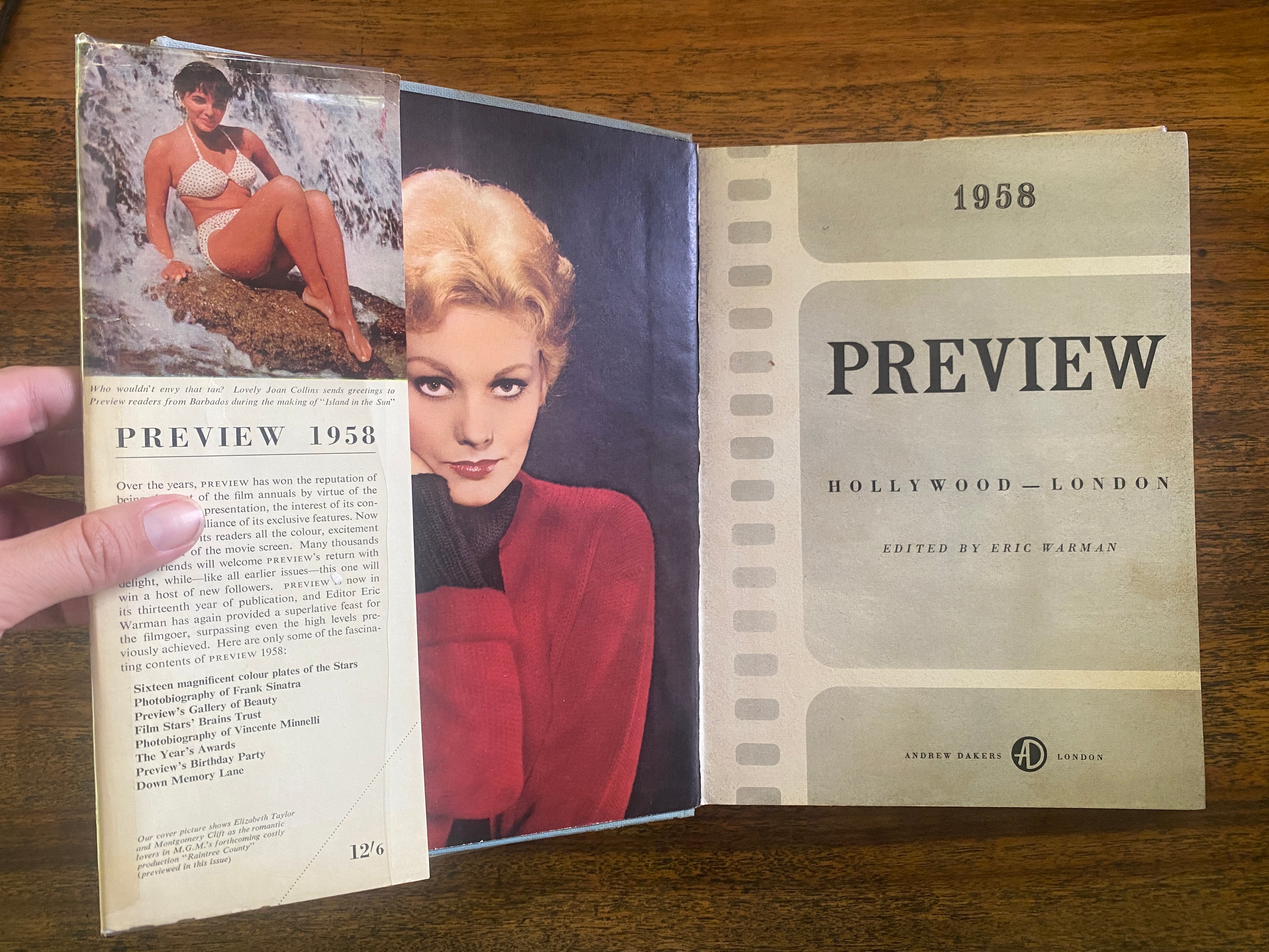 Film Review Hollywood & London 1958 - (Ed.) Warman, Eric