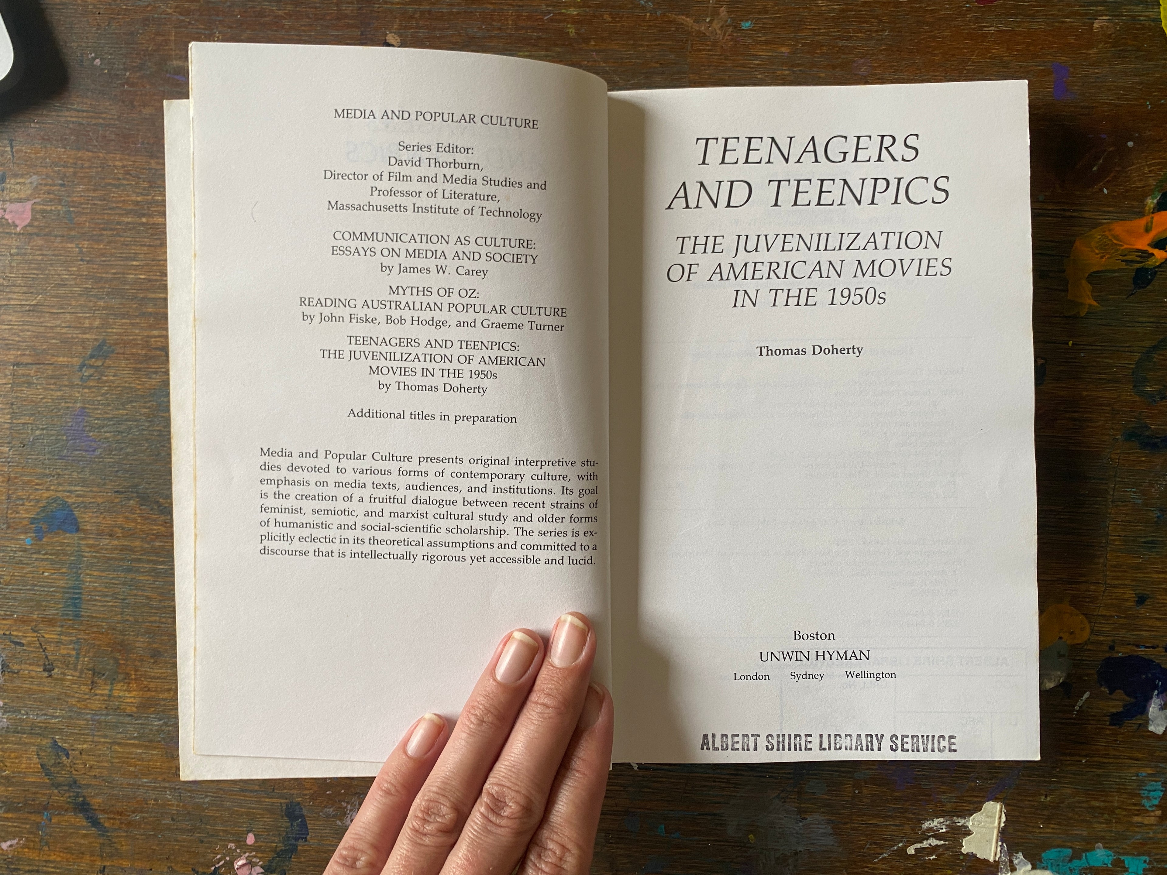 Teenagers & Teenpics; The Juvenalization of American Movies in the 1950's - Doherty, Thomas