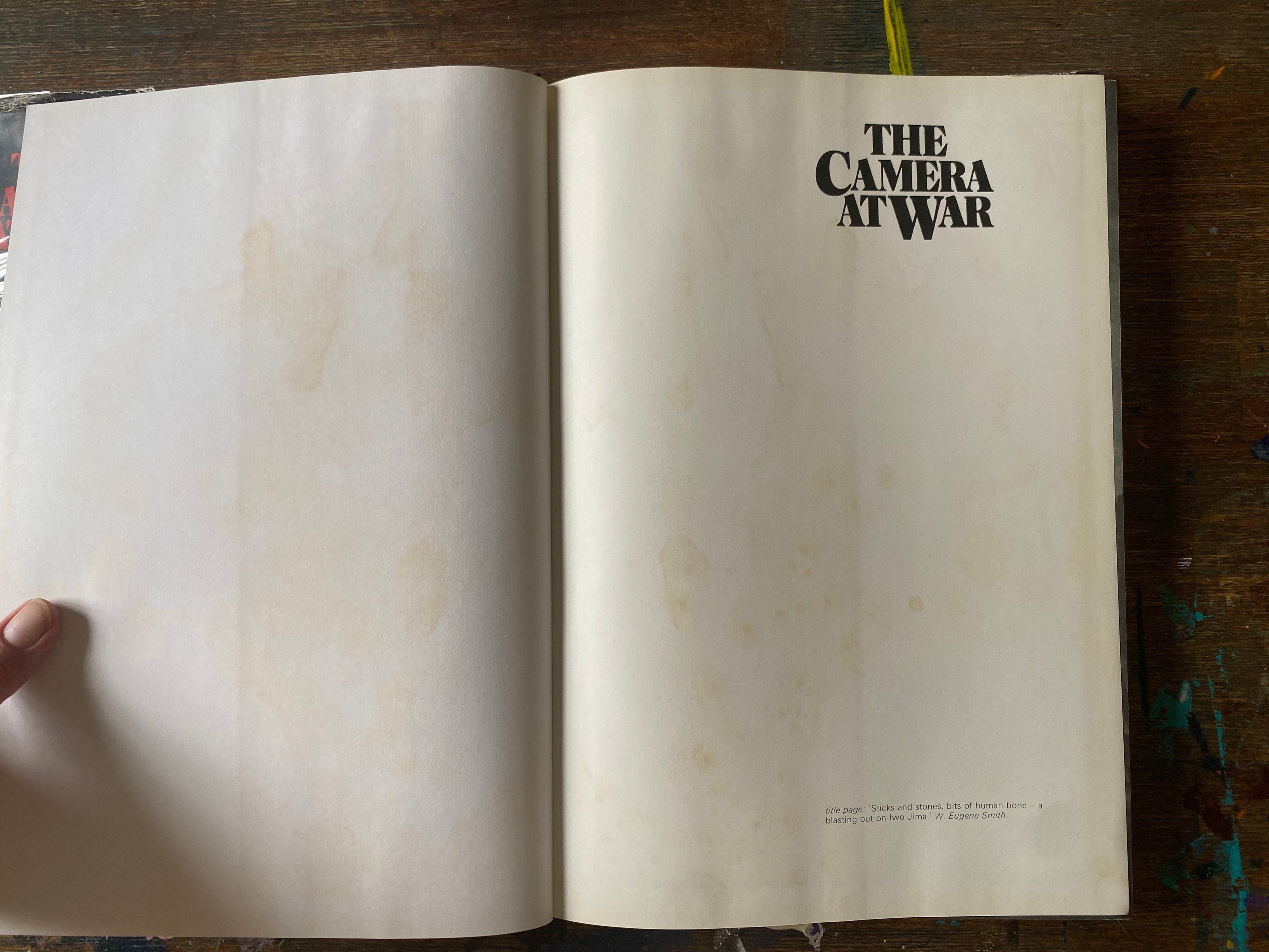 The Camera At War; War Photography from 1848 to the present day - Lewinski, Jorge