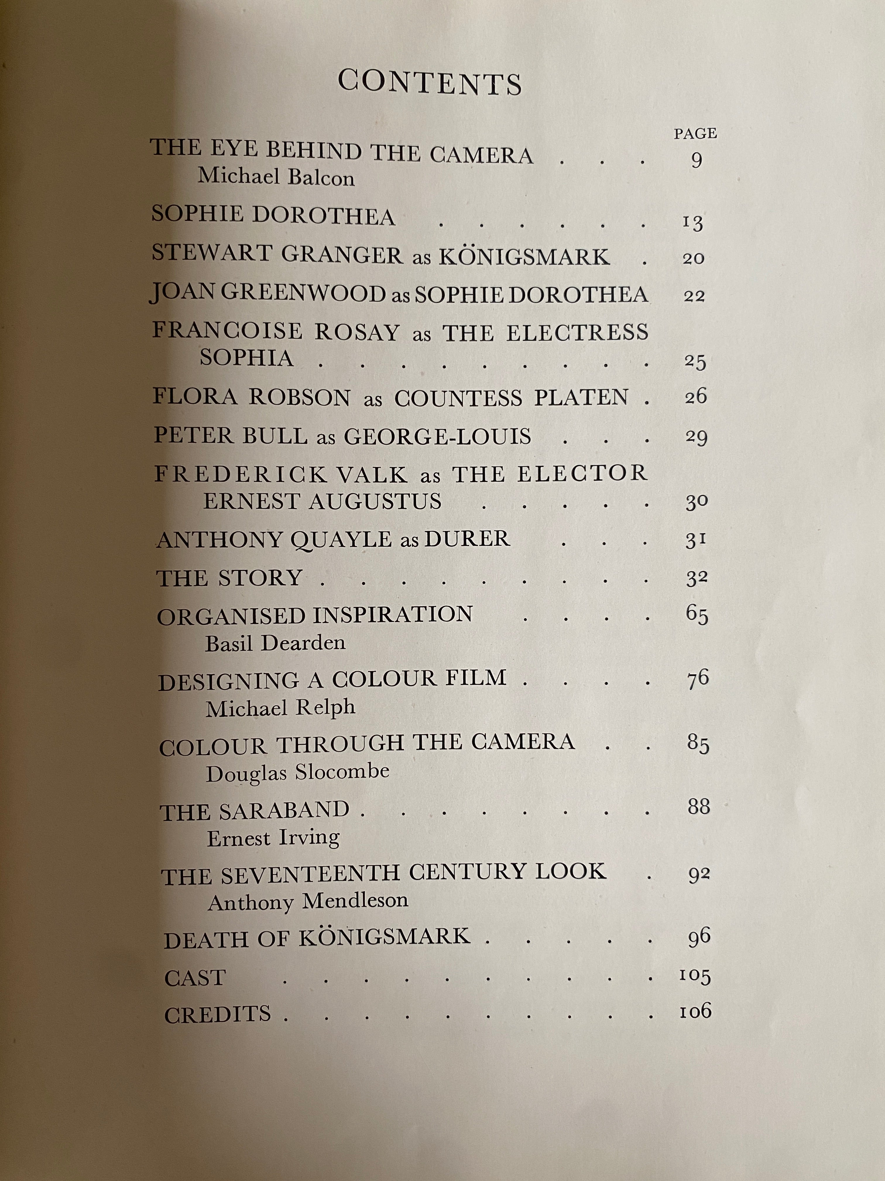 Saraband For Dead Lovers; The Film and It's Production at Ealing Studios